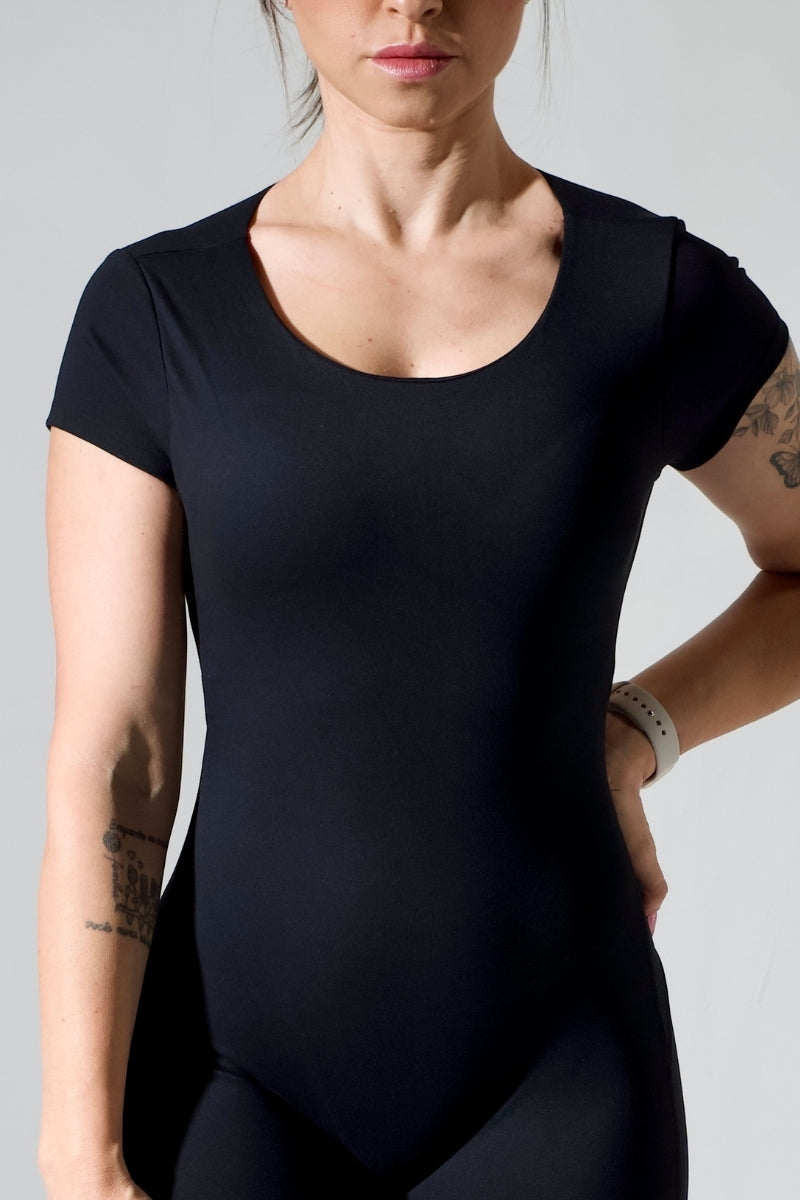Macacão feminino ContourMove - Com Bojo Preto