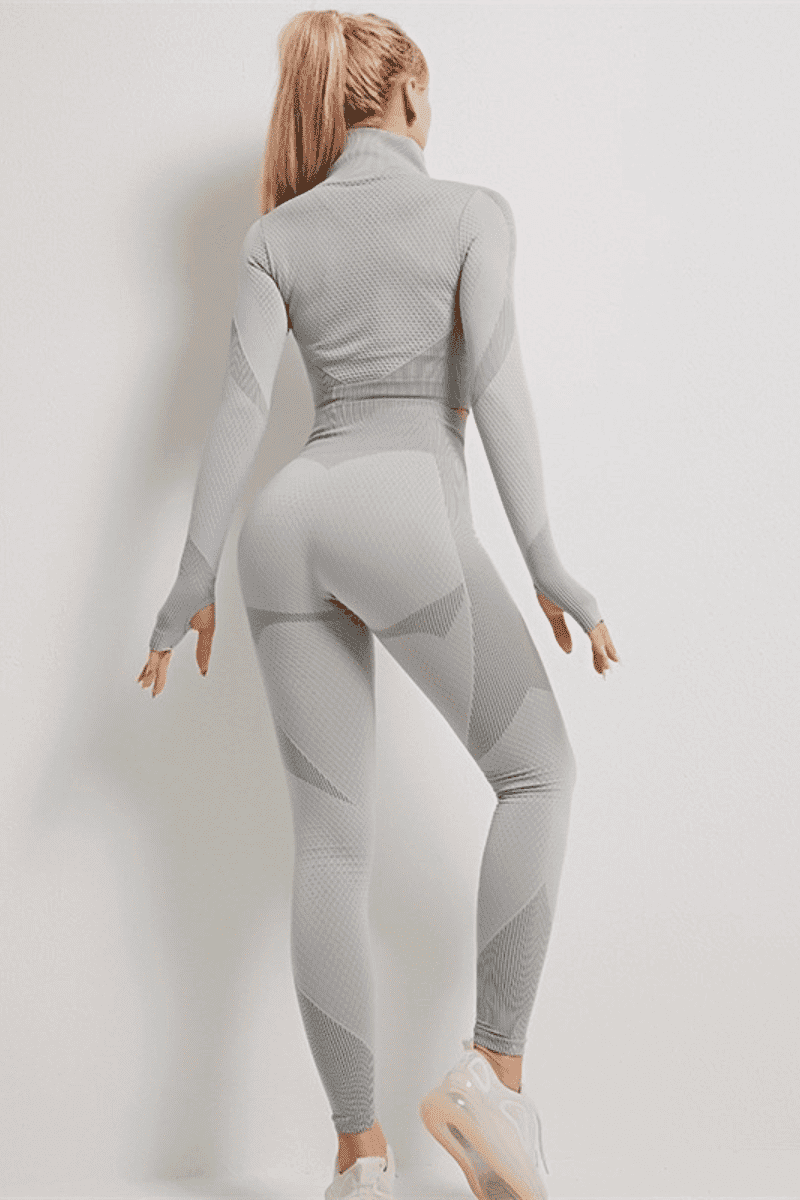 Conjunto feminino para treino Essencial - 03 peças - Vista Euforia