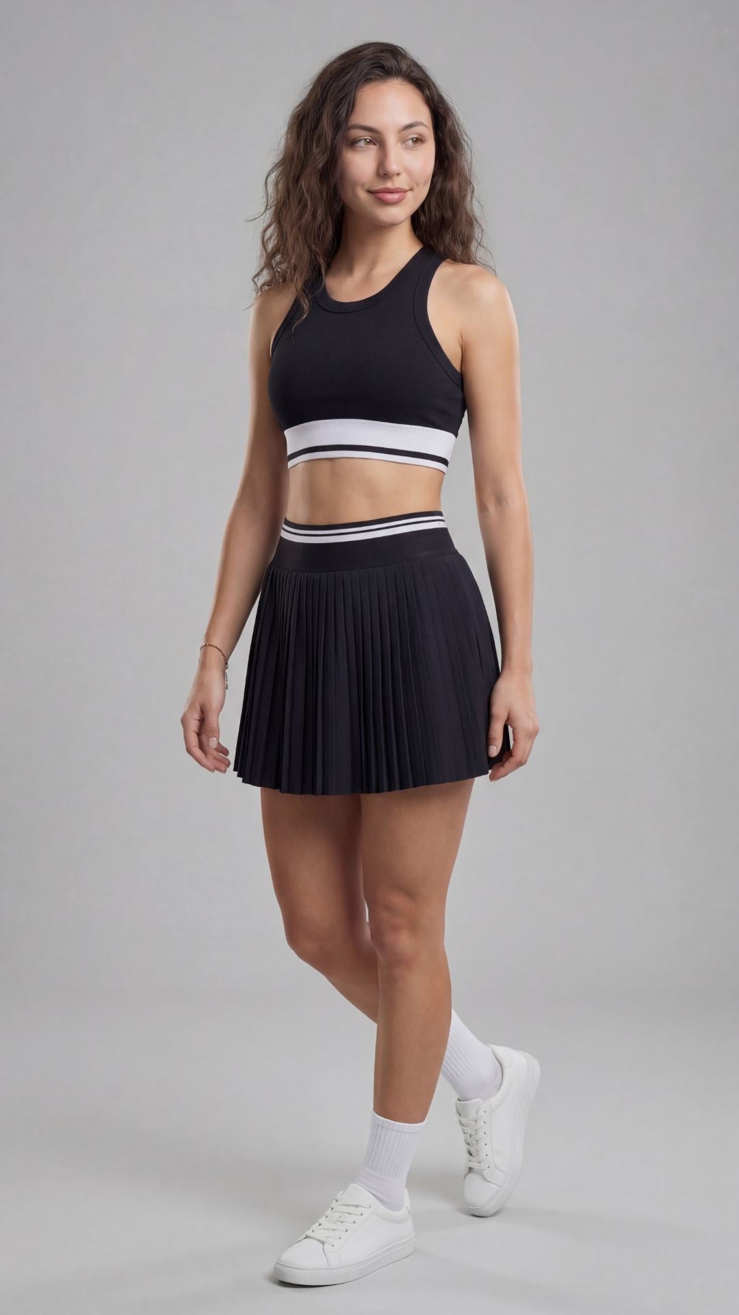 Conjunto MotionFemme - Top + Short Saia