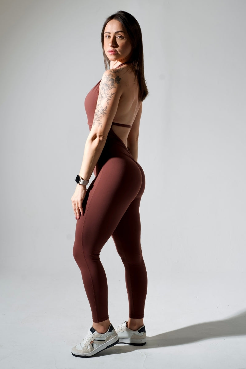 Macacão feminino FormFit - frente única com Bojo