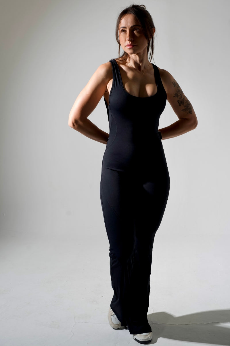 Macacão feminino Longo FlexBack - Costas nuas