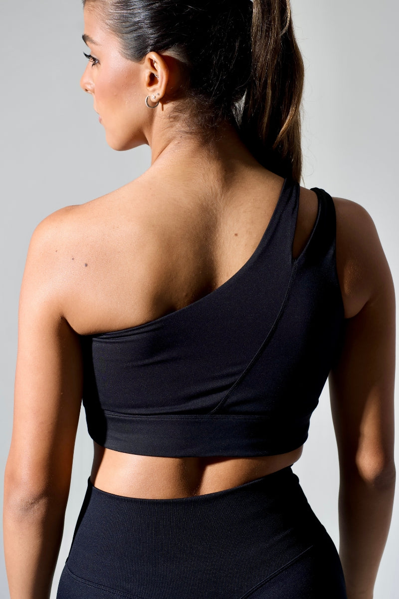 Top feminino para treino OneFit - um ombro só