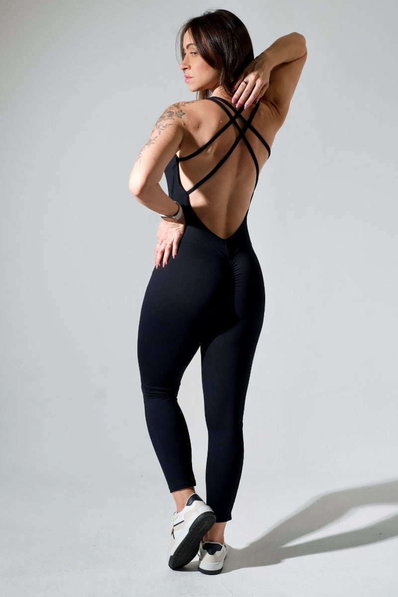 Macacão feminino Curves - com Bojo e levanta bumbum