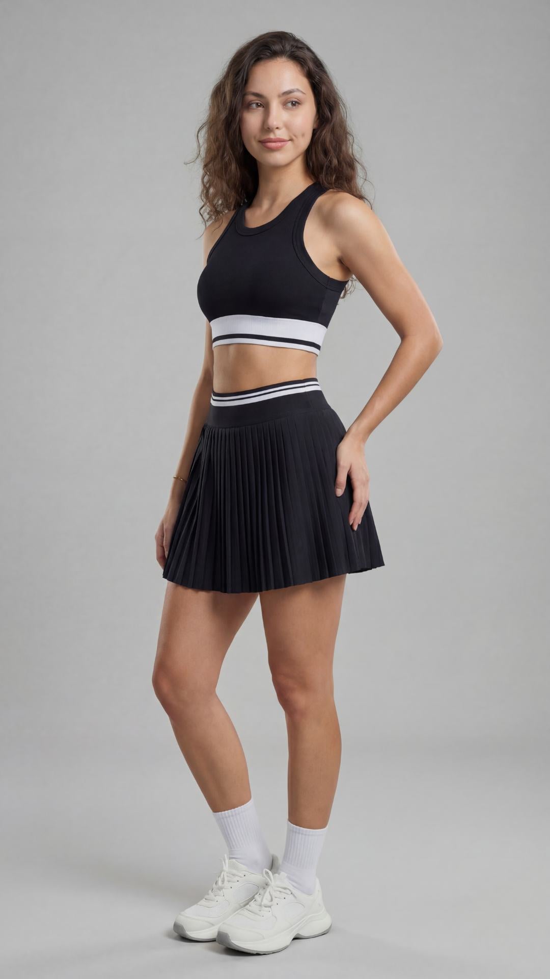 Conjunto MotionFemme - Top + Short Saia