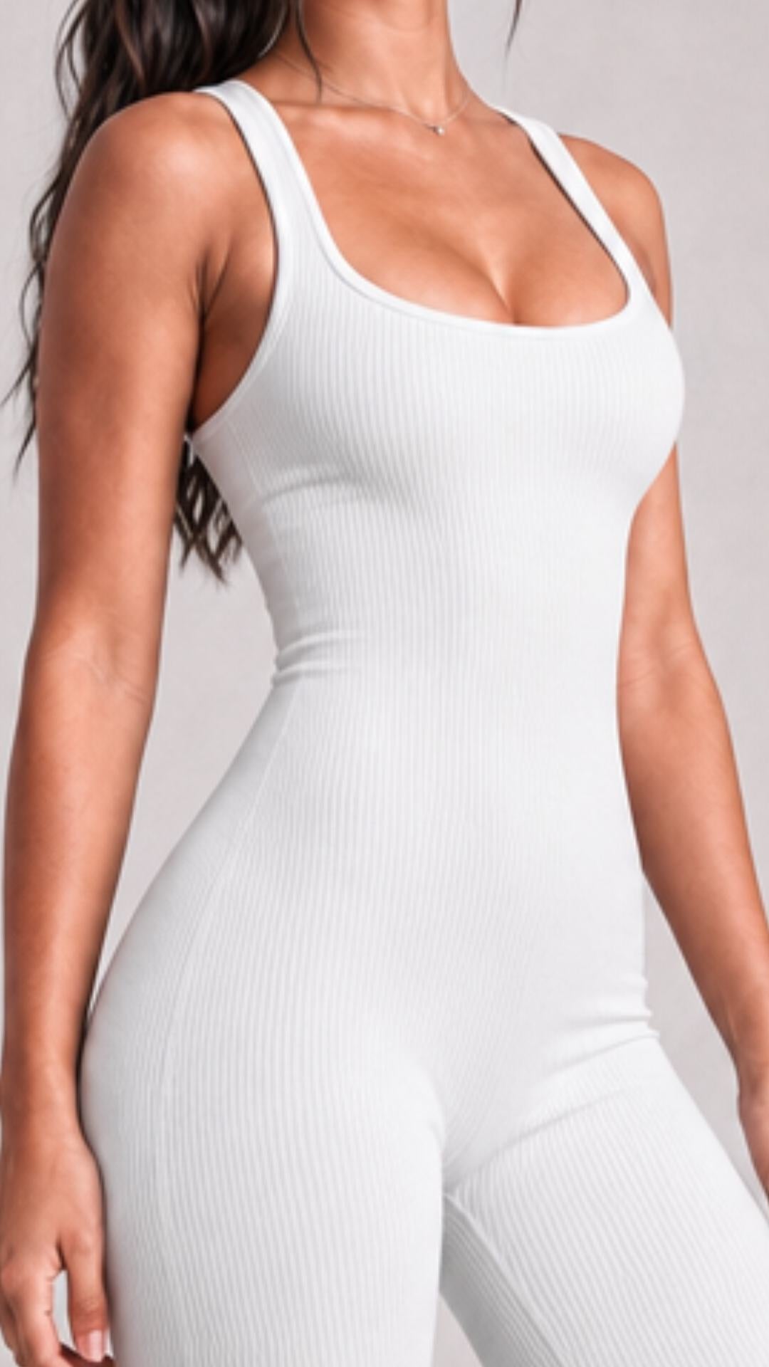 Macacão feminino BodySculpt Branco - Limited Collection