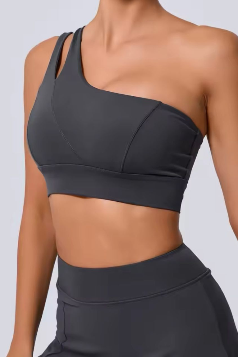 Top feminino para treino OneFit - um ombro só