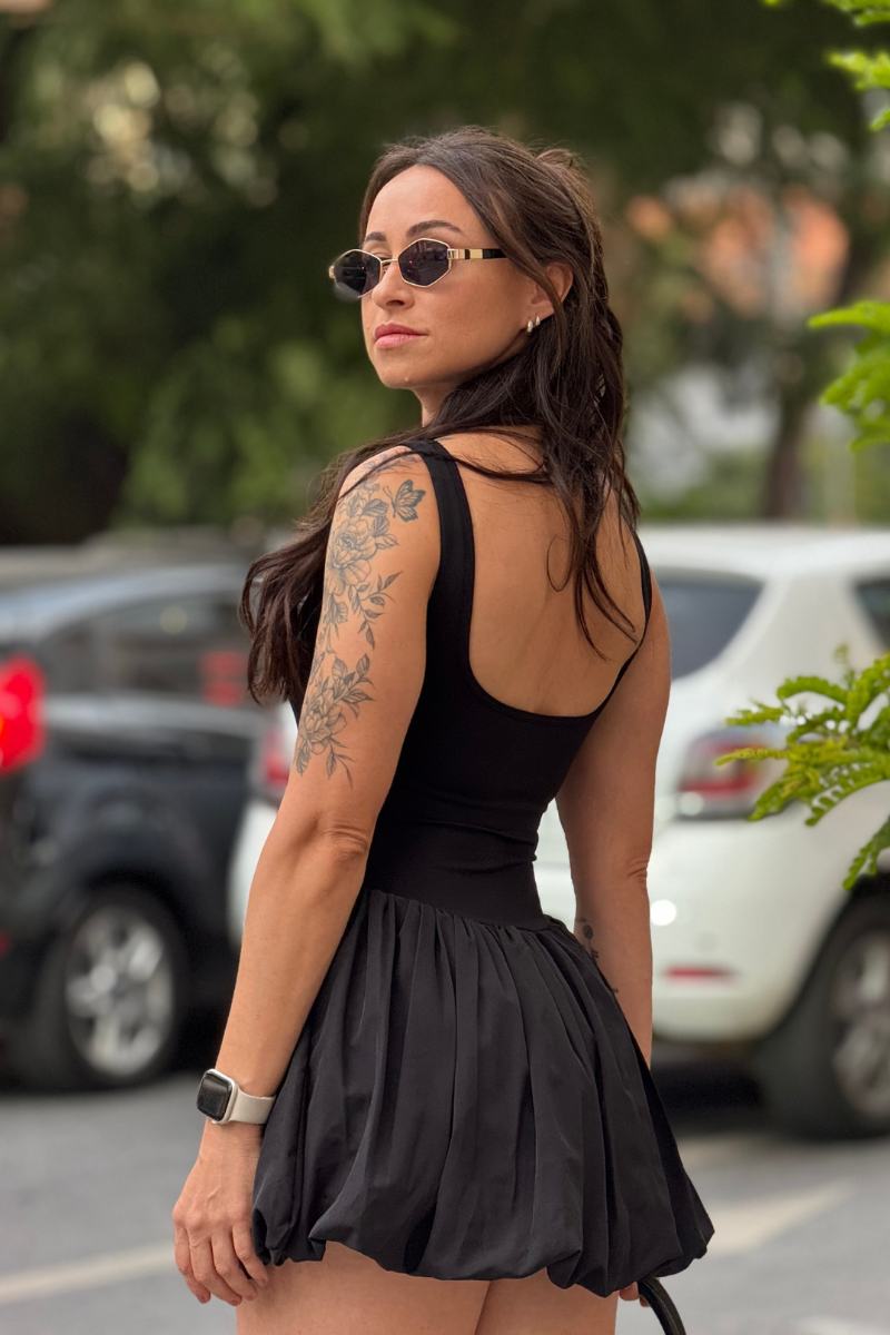 Macaquinho feminino Power Play Balonê - Com Bojo