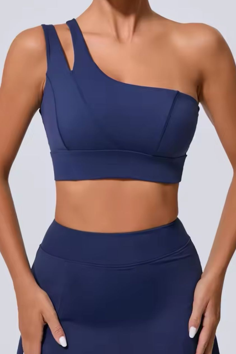 Top feminino para treino OneFit - um ombro só