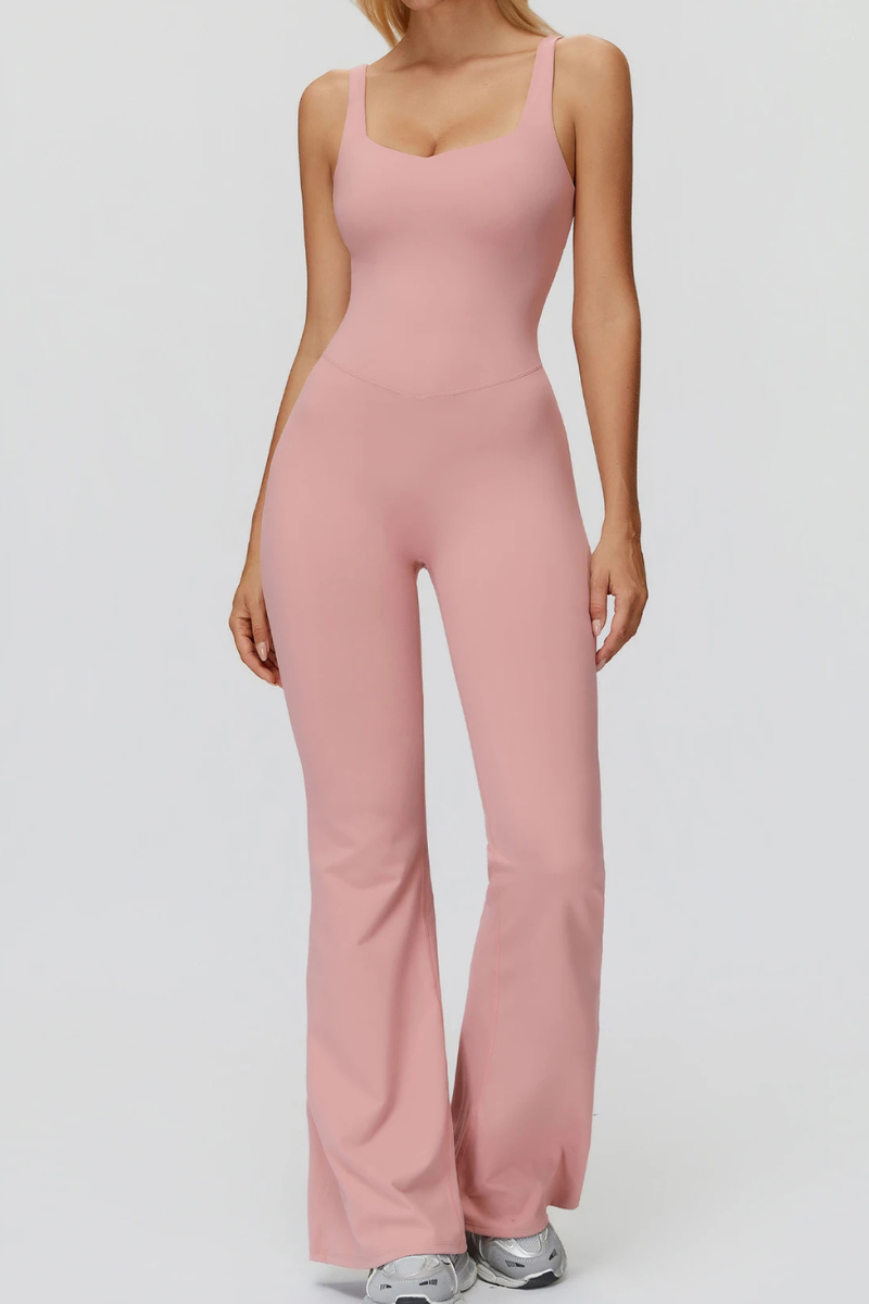 Macacão feminino ElyssiaFit Flare - Com Bojo