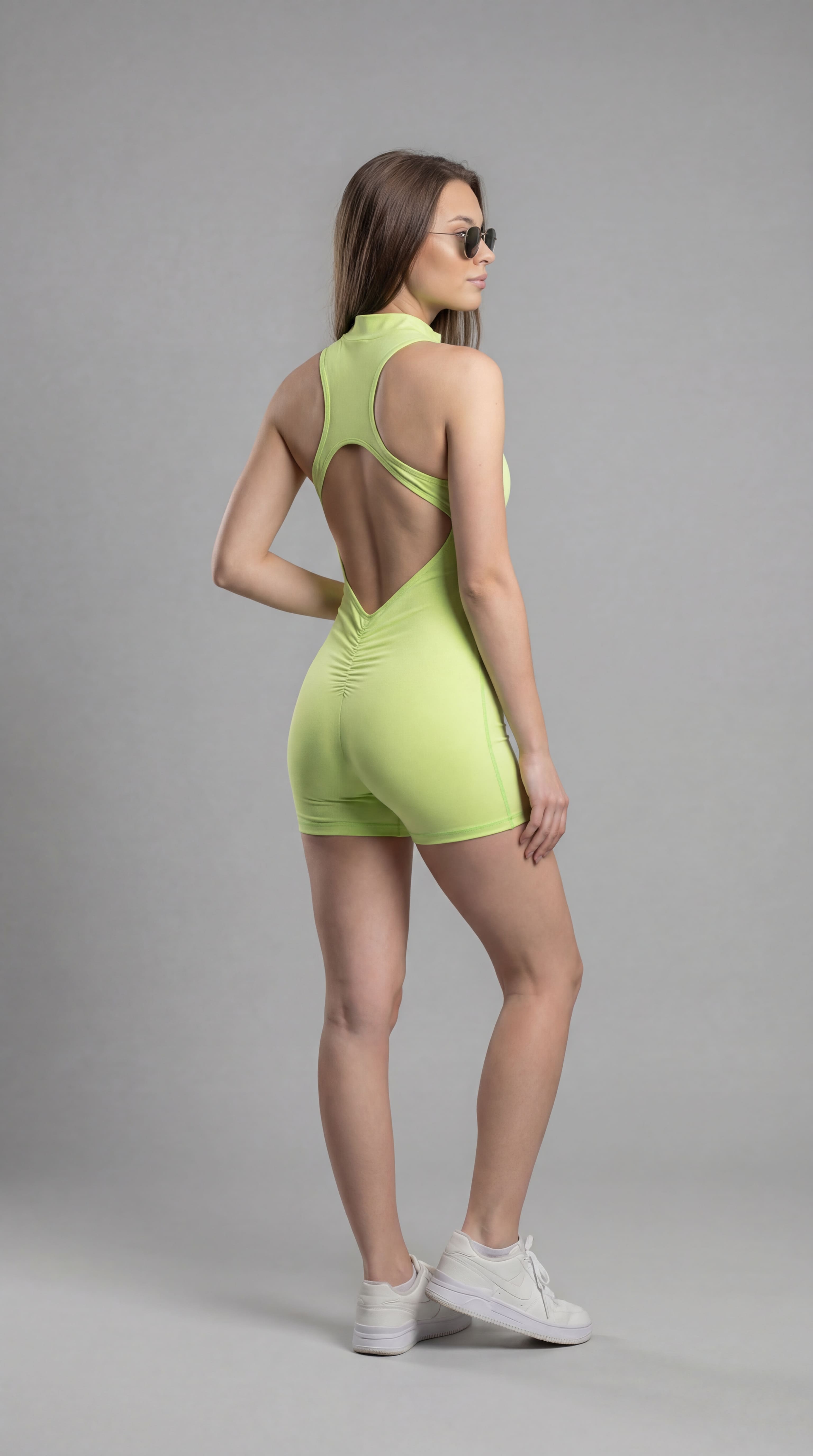 Macaquinho feminino ZipFlex - com bojo