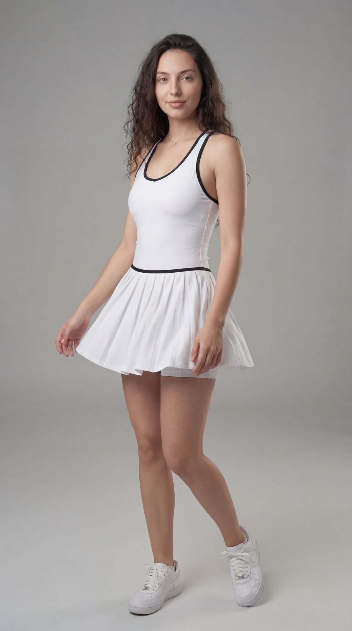 Vestido macaquinho feminino Moviara - com shortinho