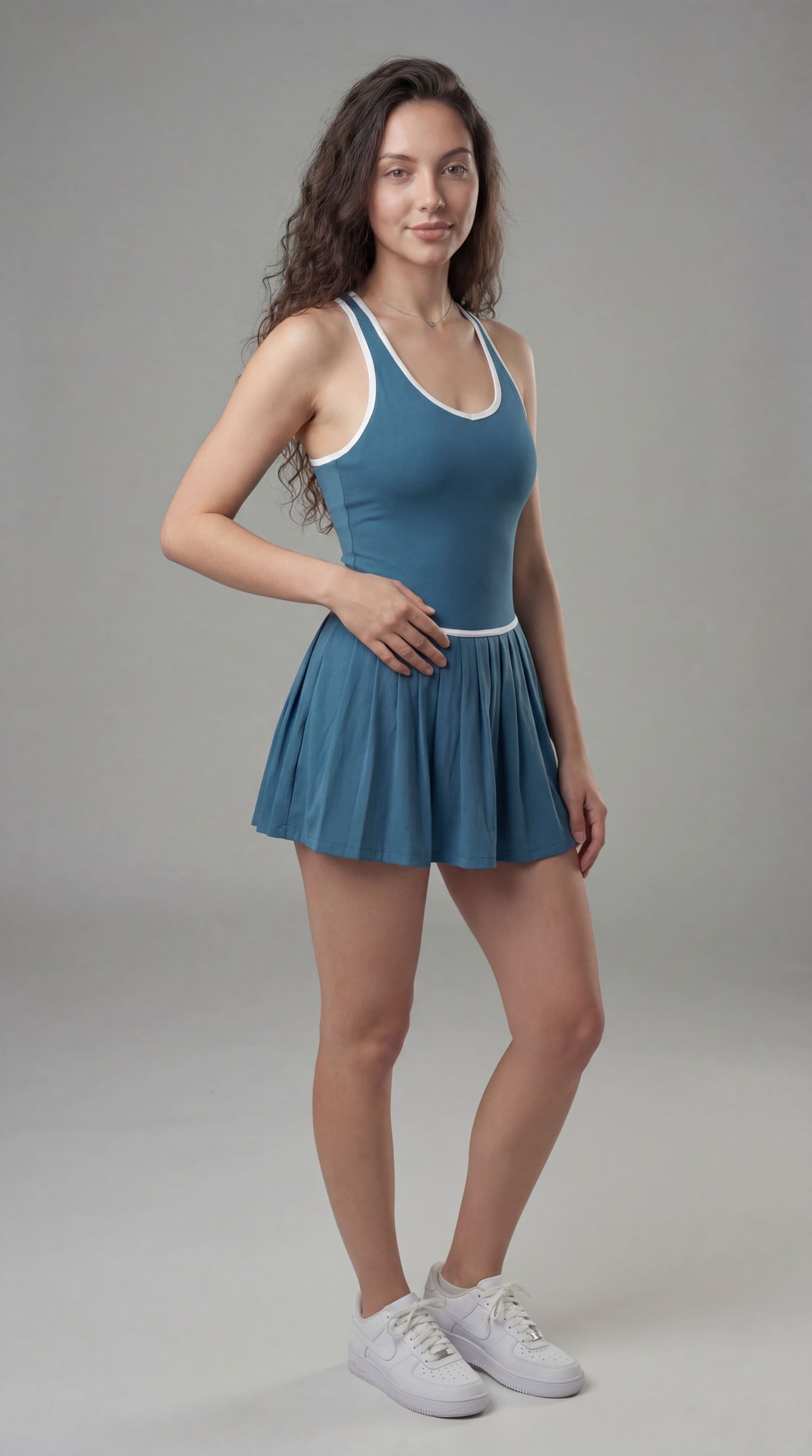 Vestido macaquinho feminino Moviara - com shortinho