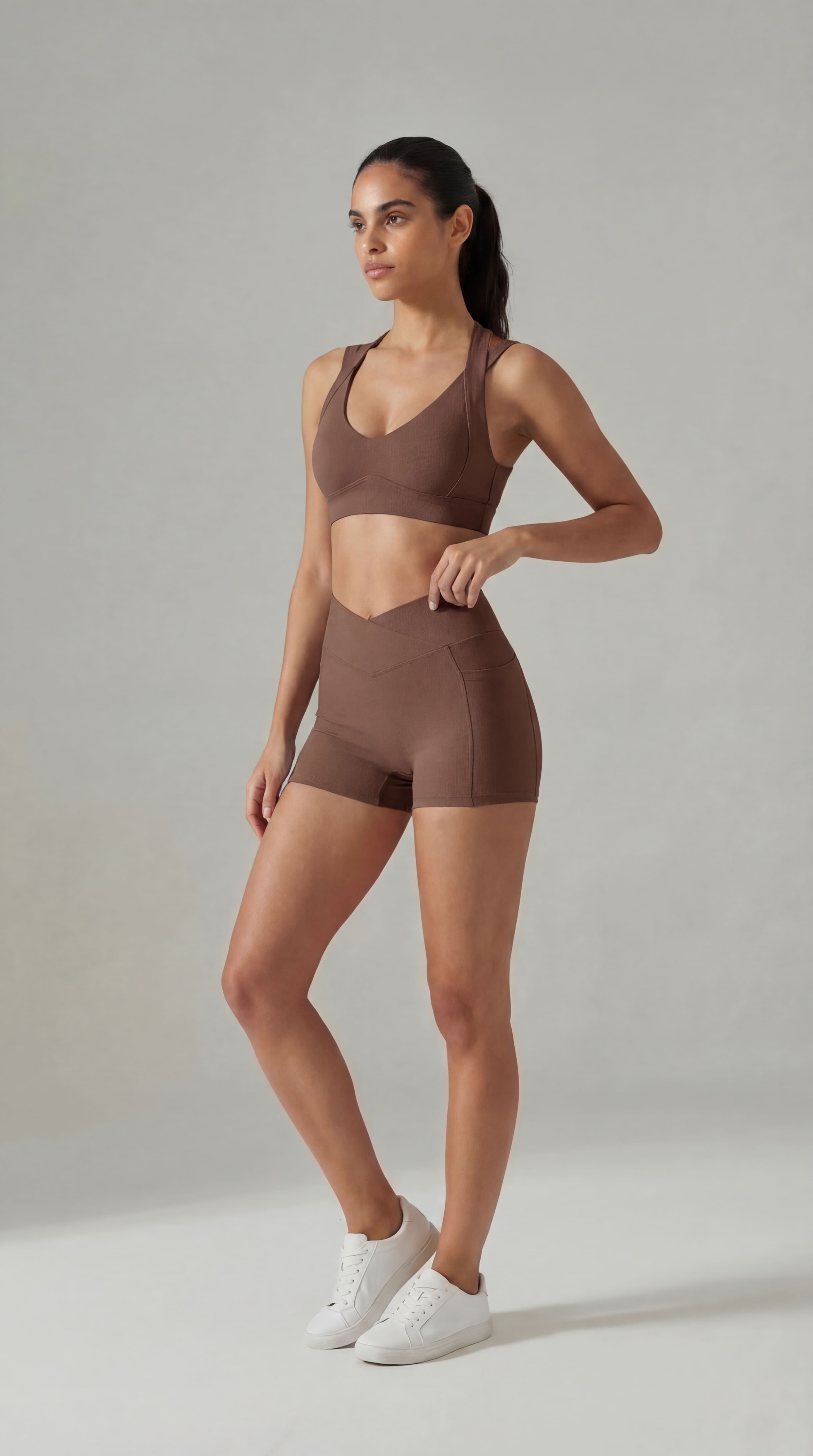 Conjunto Minimal Sfly - Top + Short