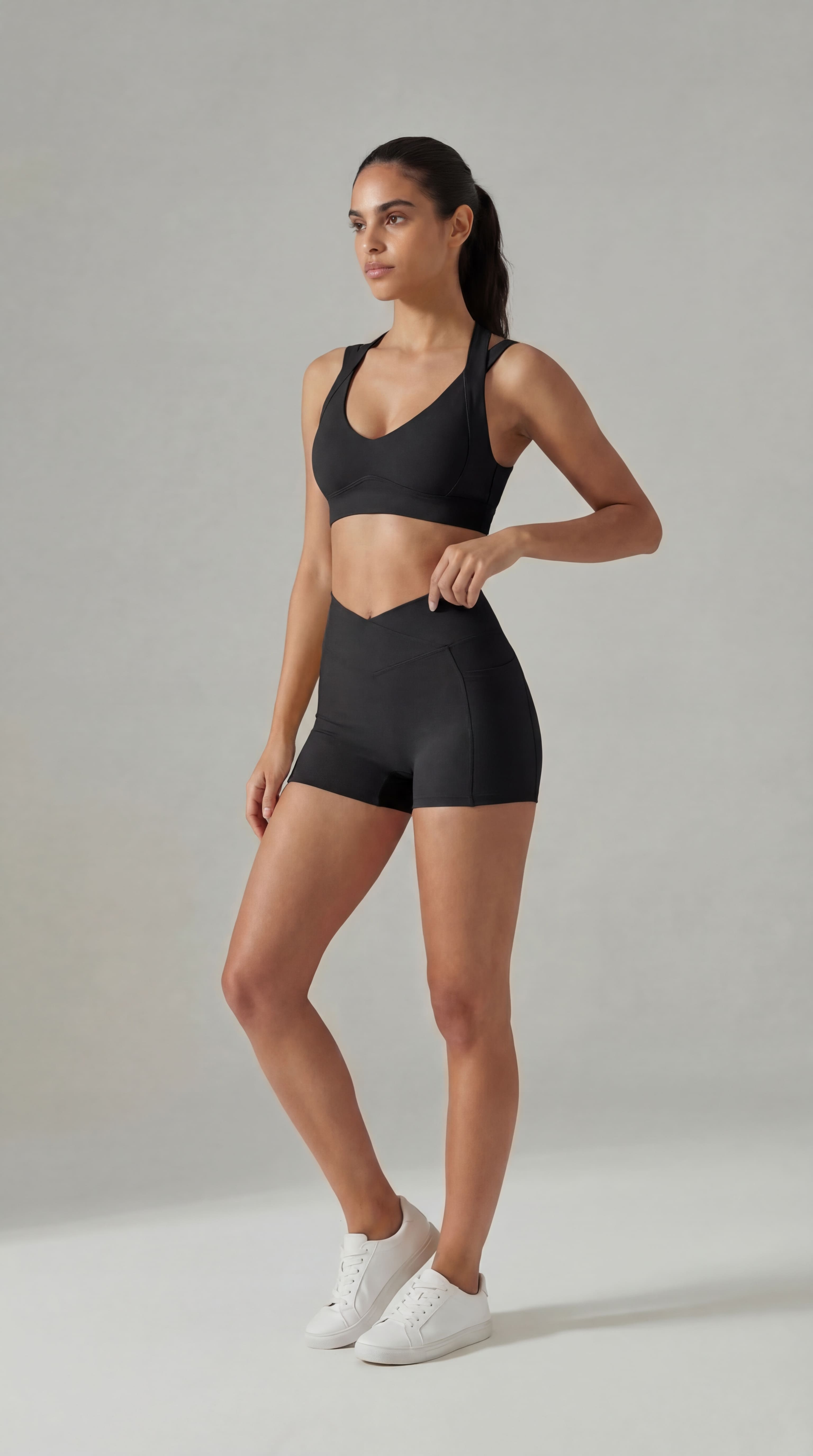 Conjunto Minimal Sfly - Top + Short