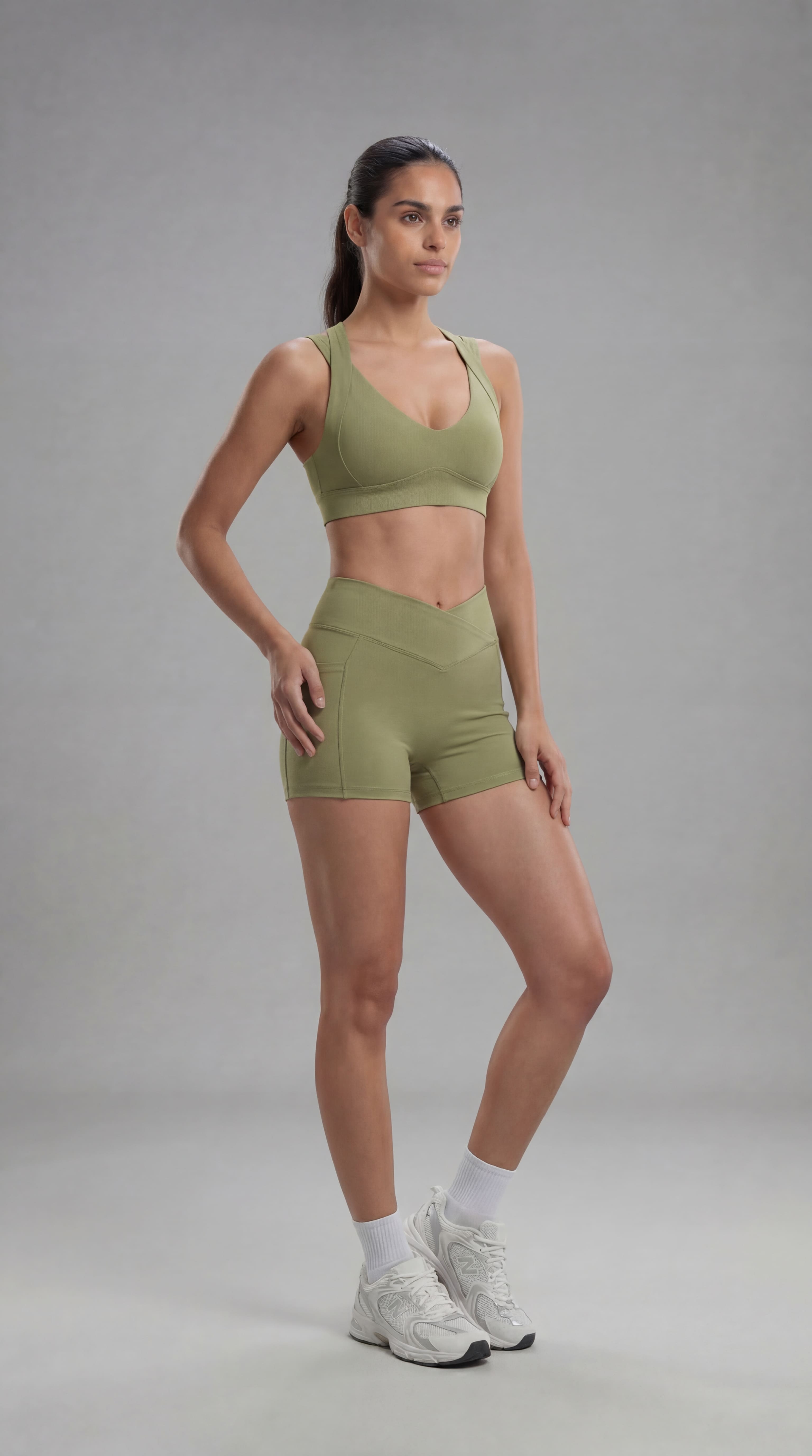 Conjunto Minimal Sfly - Top + Short