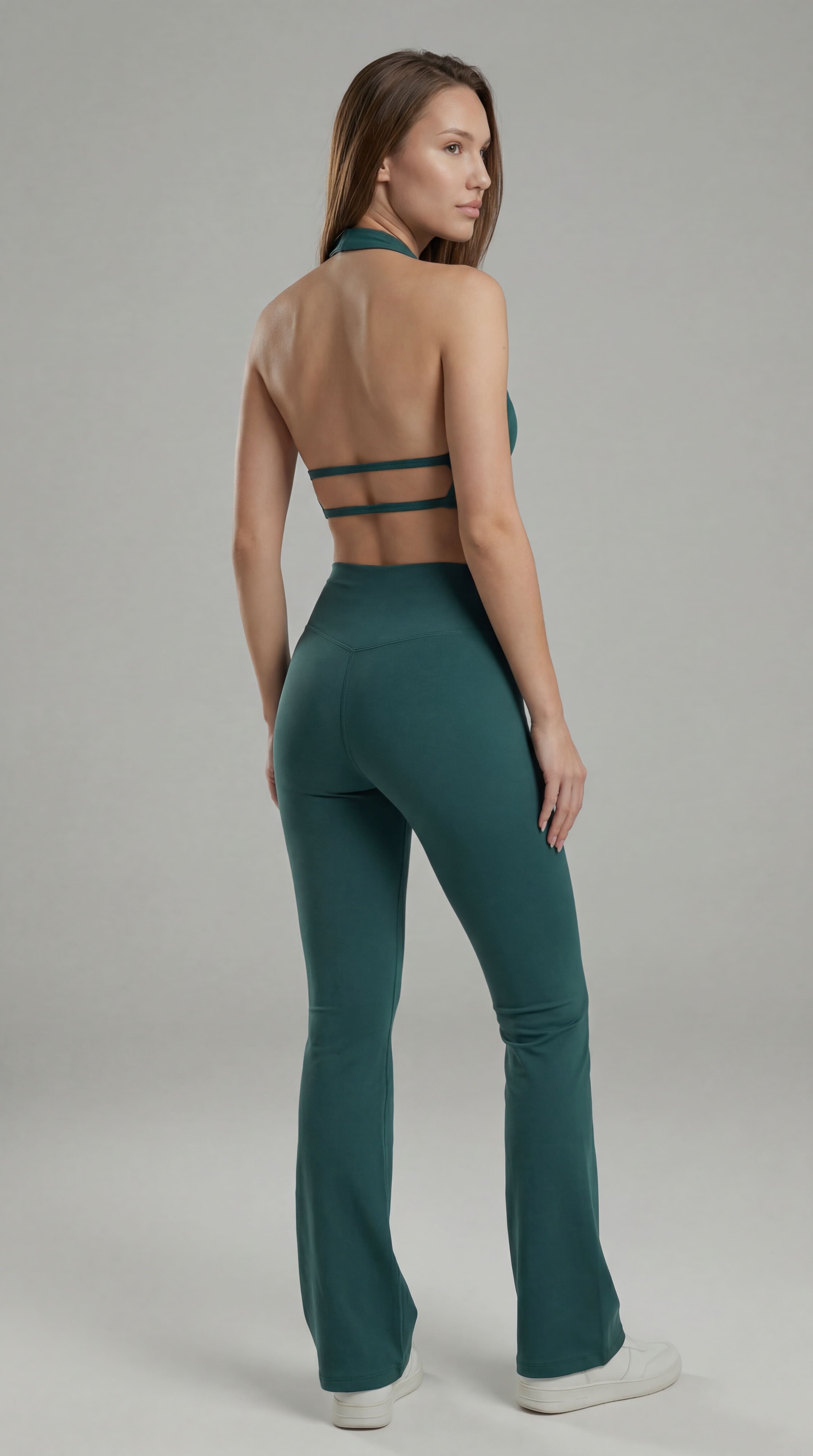 Legging flare feminina - Noir