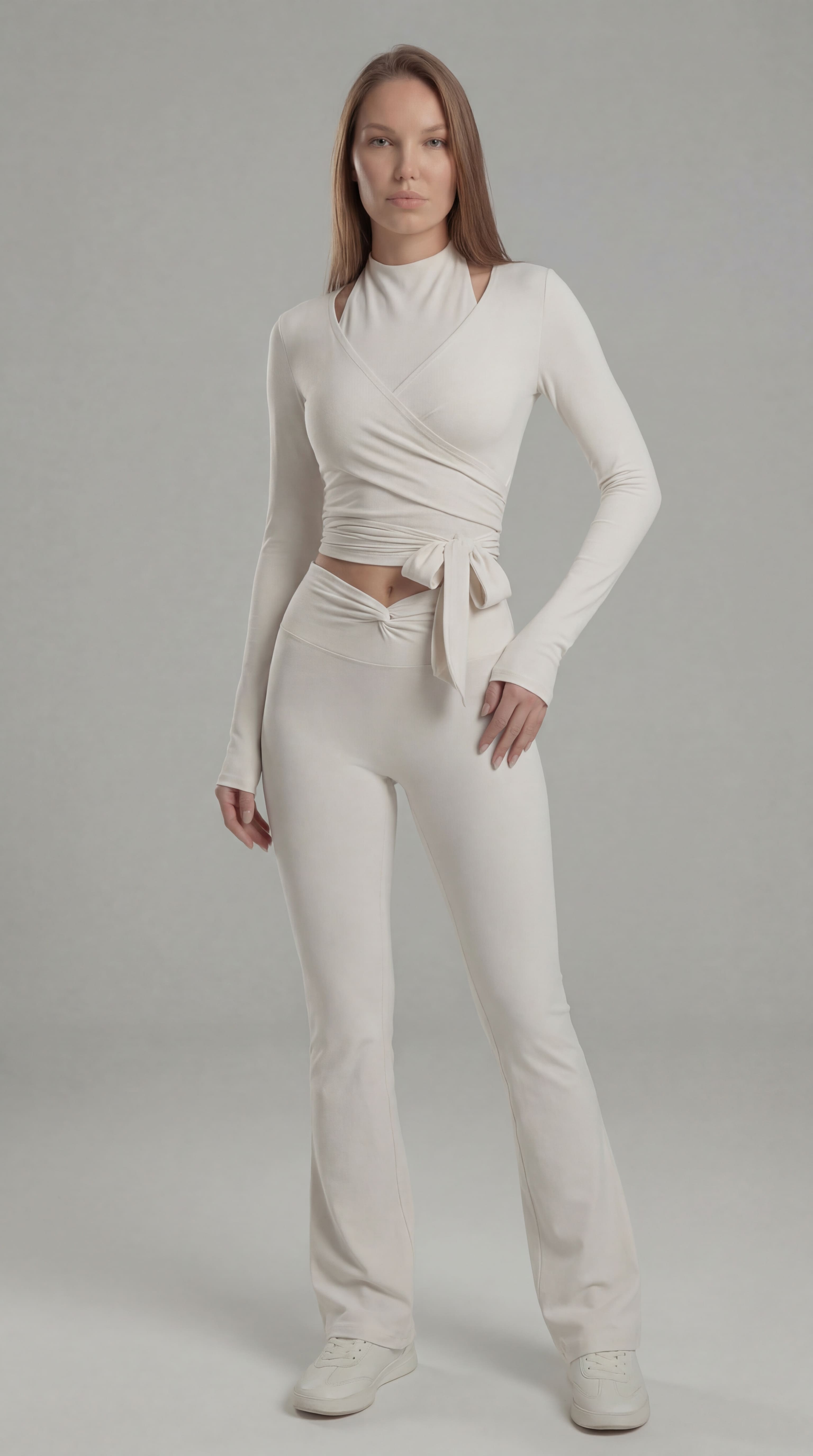 Blusa transpassada - Noir