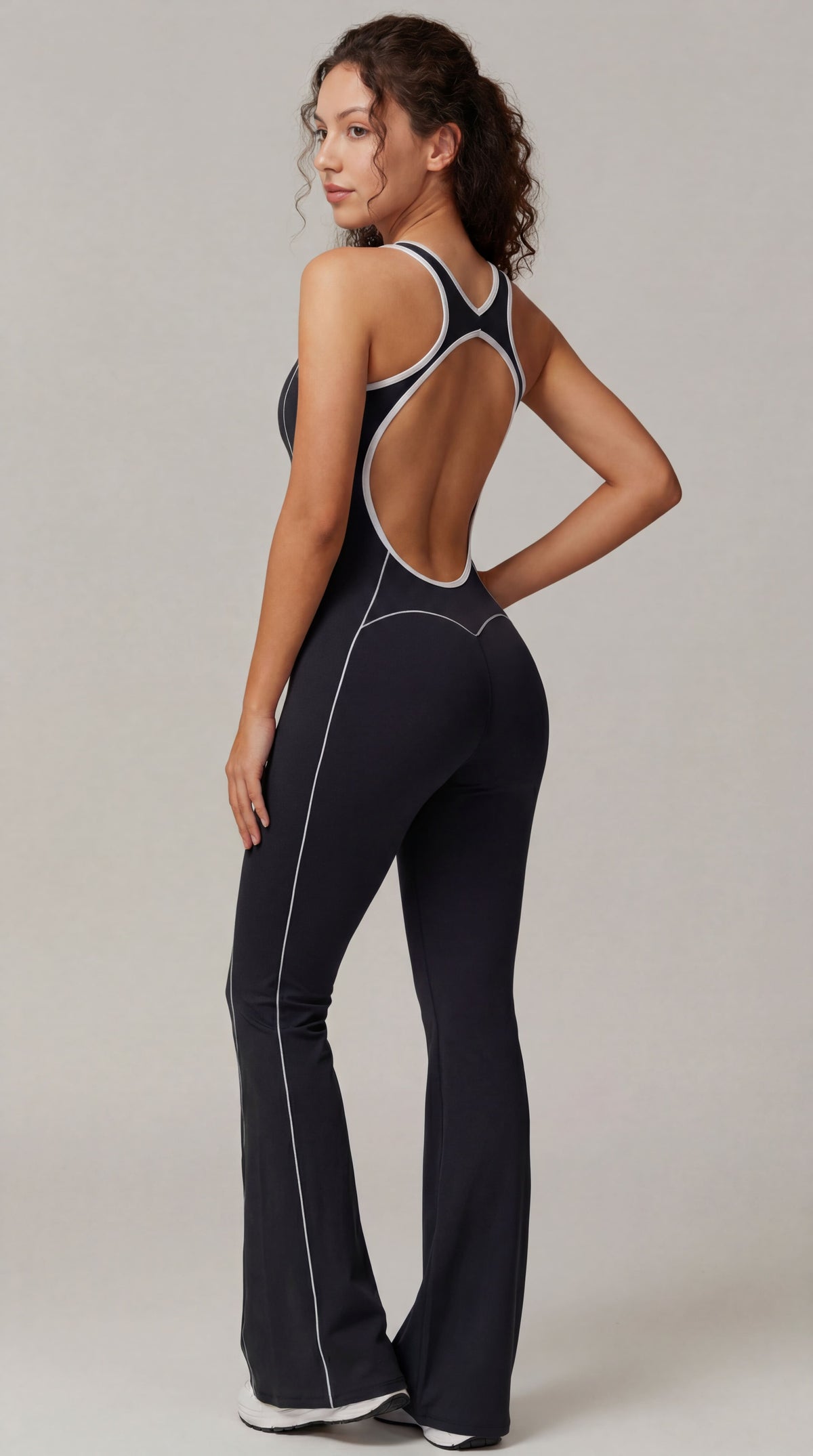 Macacão feminino CoreFit - Com Bojo Preto