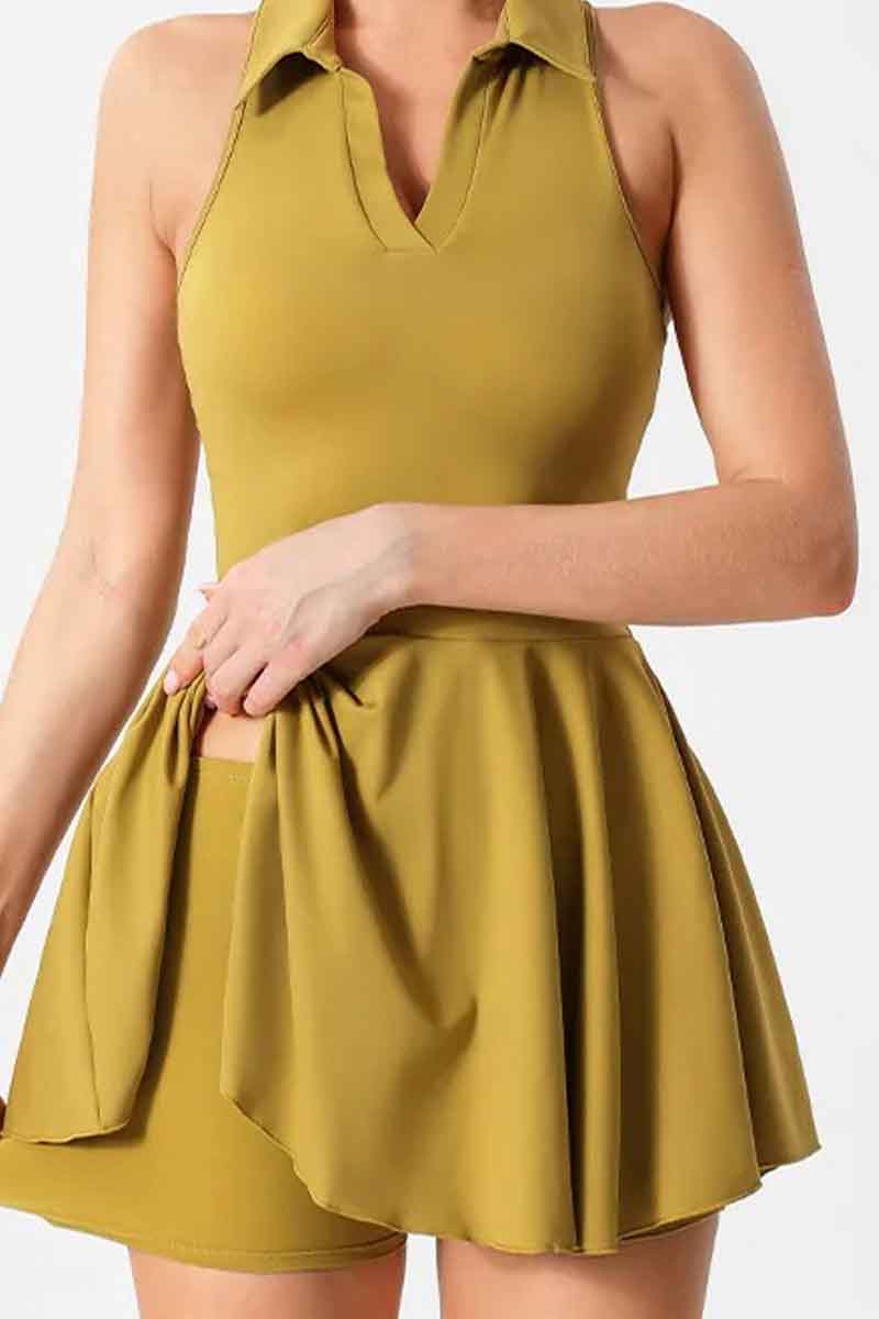 Macaquinho feminino ActiveStyle Polo - com shortinho