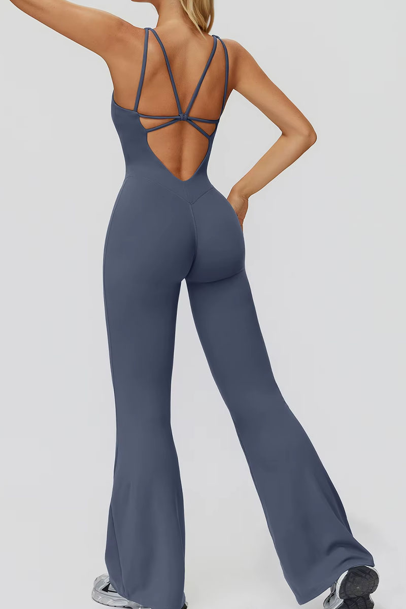 Macacão feminino ElyssiaFit Flare - Com Bojo