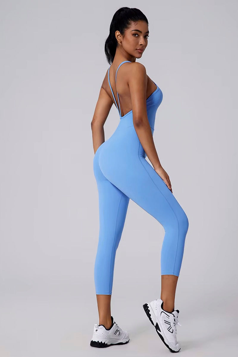 Macacão feminino UltraStretch - Com Bojo Azul Bebê