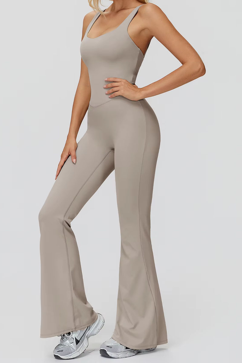 Macacão feminino ElyssiaFit Flare - Com Bojo