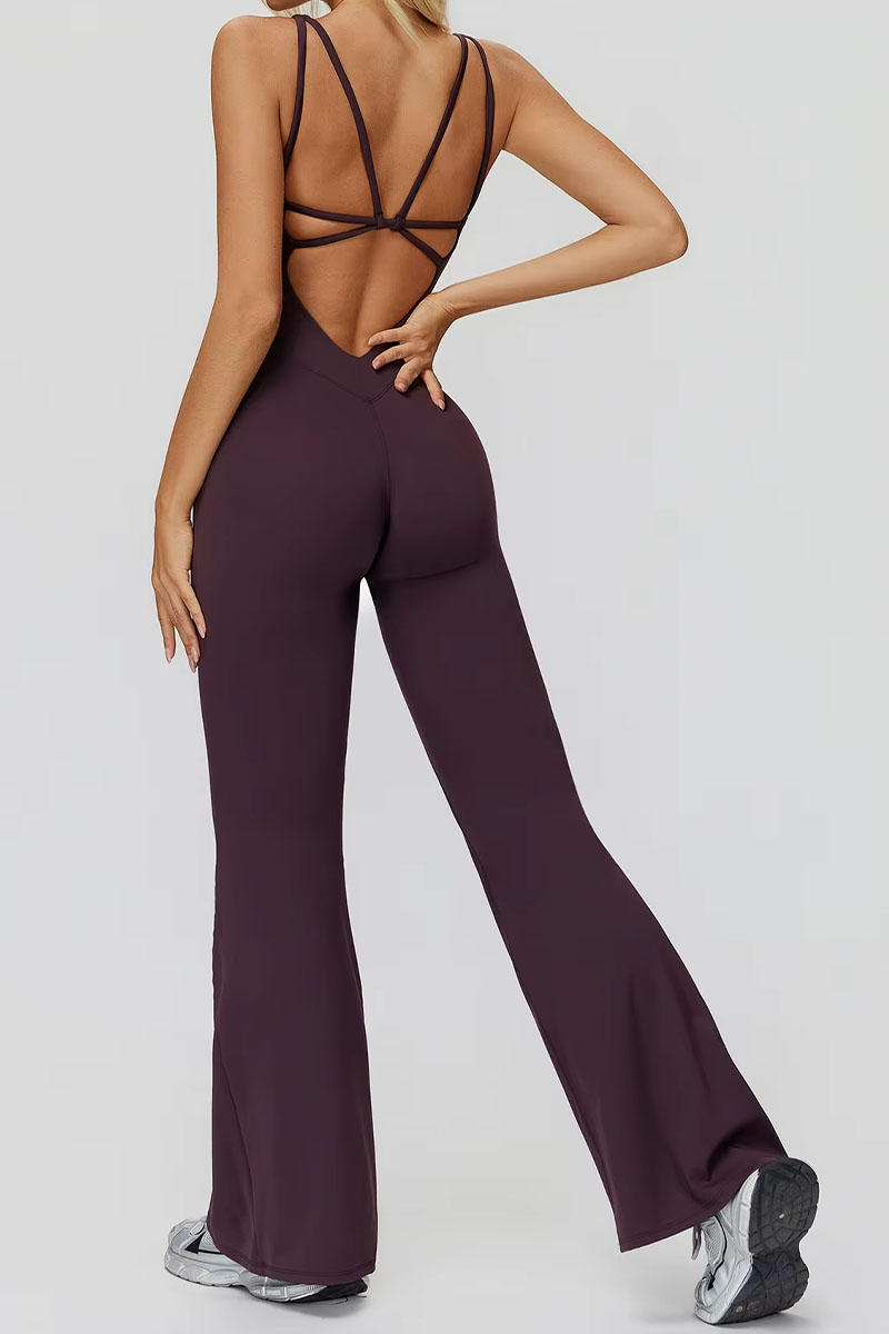 Macacão feminino ElyssiaFit Flare - Com Bojo