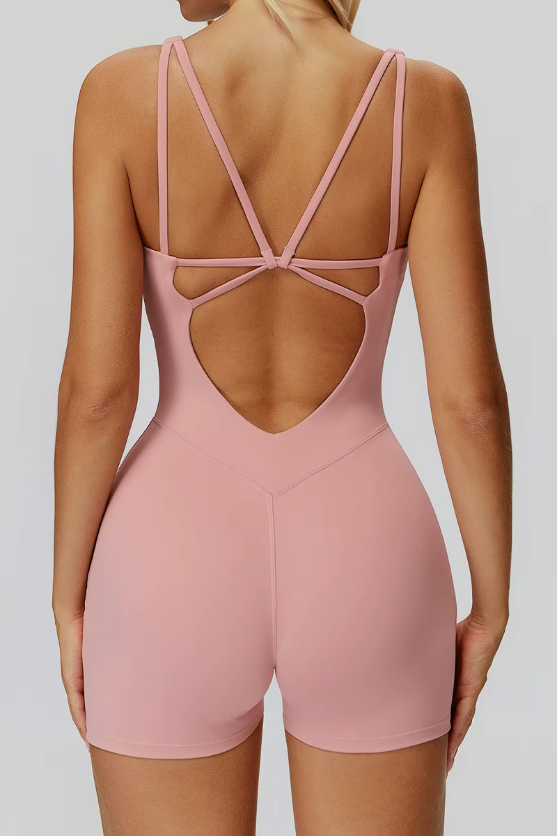 Macaquinho feminino ElyssiaFit- Com Bojo