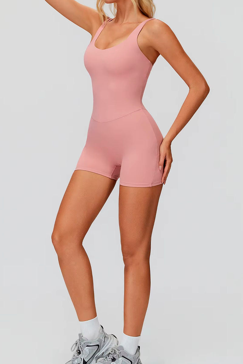 Macaquinho feminino ElyssiaFit- Com Bojo