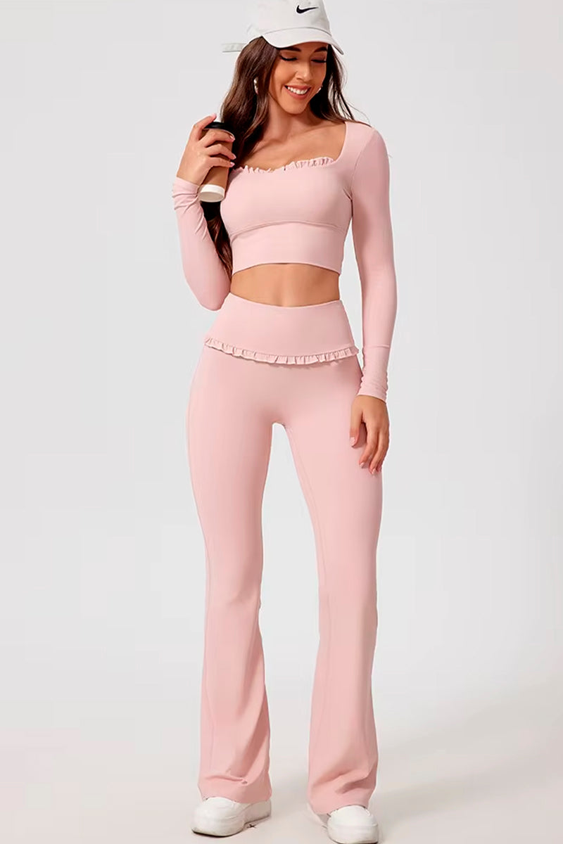 Conjunto Trinelle - Blusa + Legging Flare