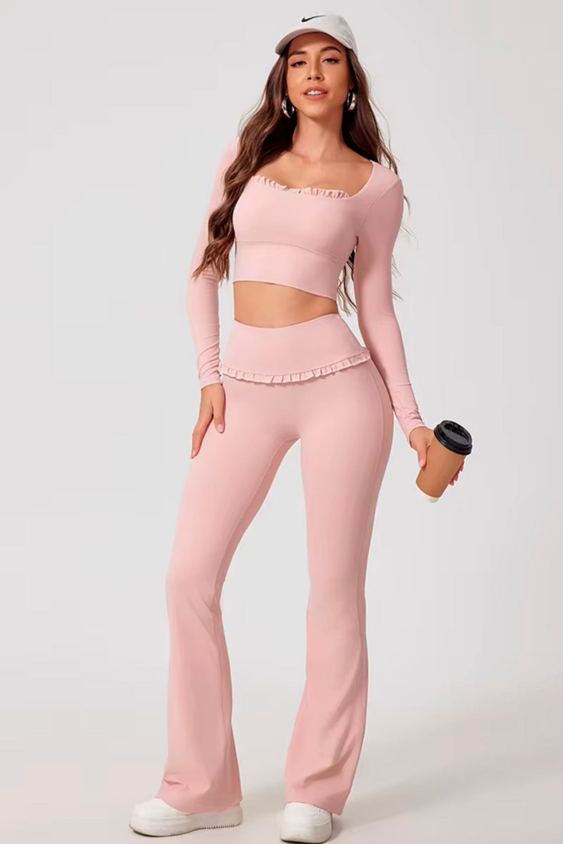 Conjunto Trinelle - Blusa + Legging Flare