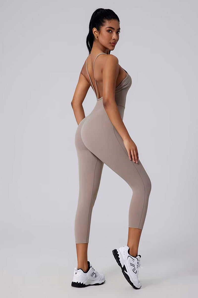 Macacão feminino UltraStretch - Com Bojo Nude