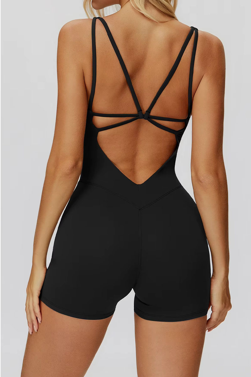 Macaquinho feminino ElyssiaFit- Com Bojo