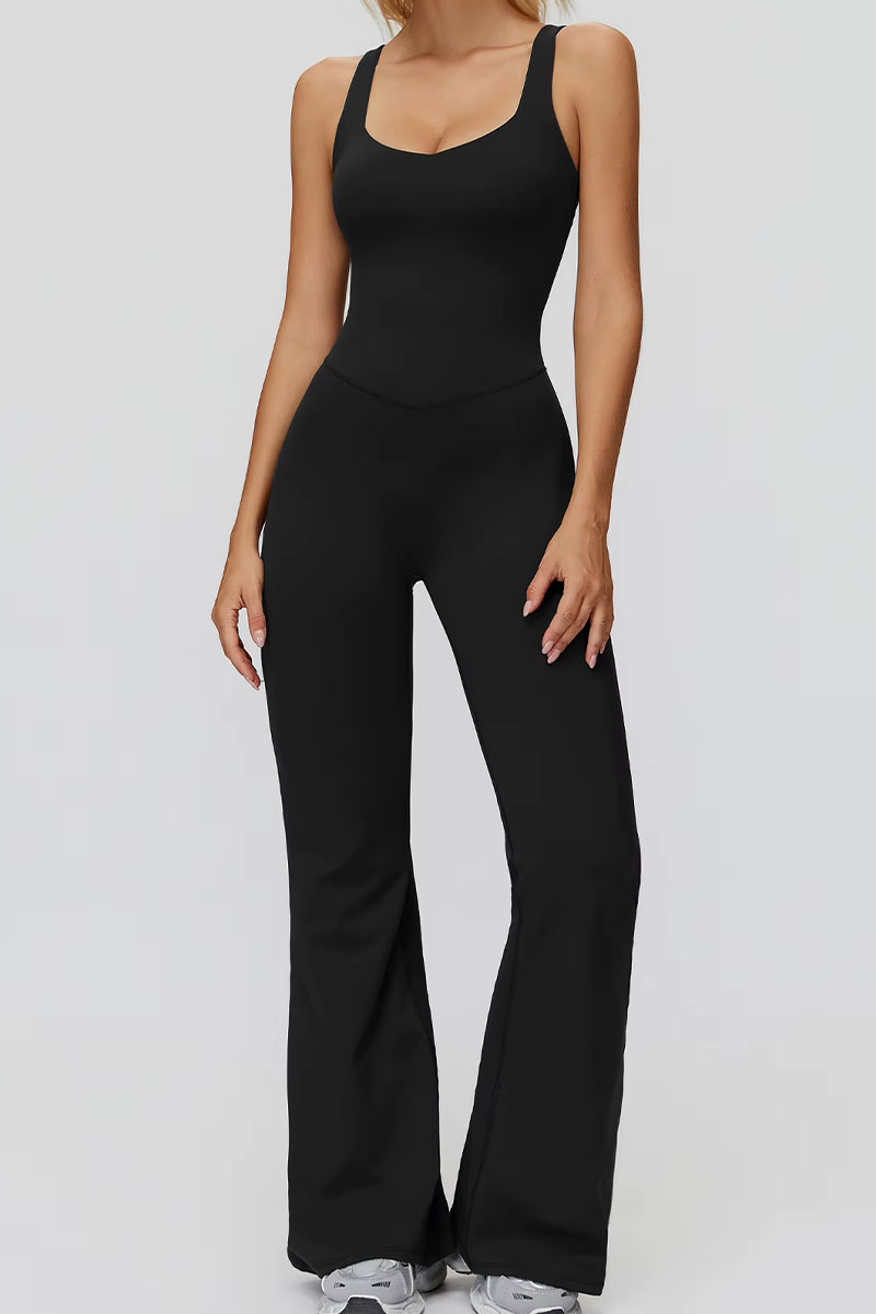 Macacão feminino ElyssiaFit Flare - Com Bojo