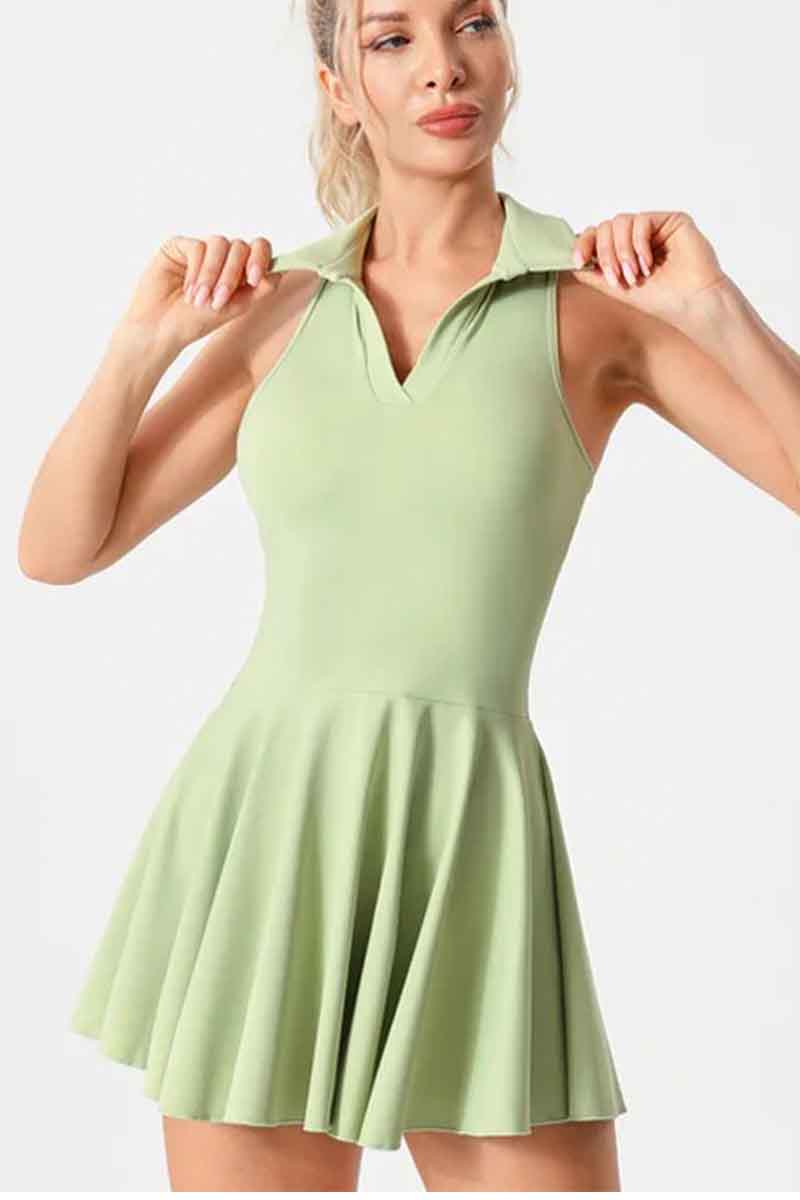 Macaquinho feminino ActiveStyle Polo - com shortinho