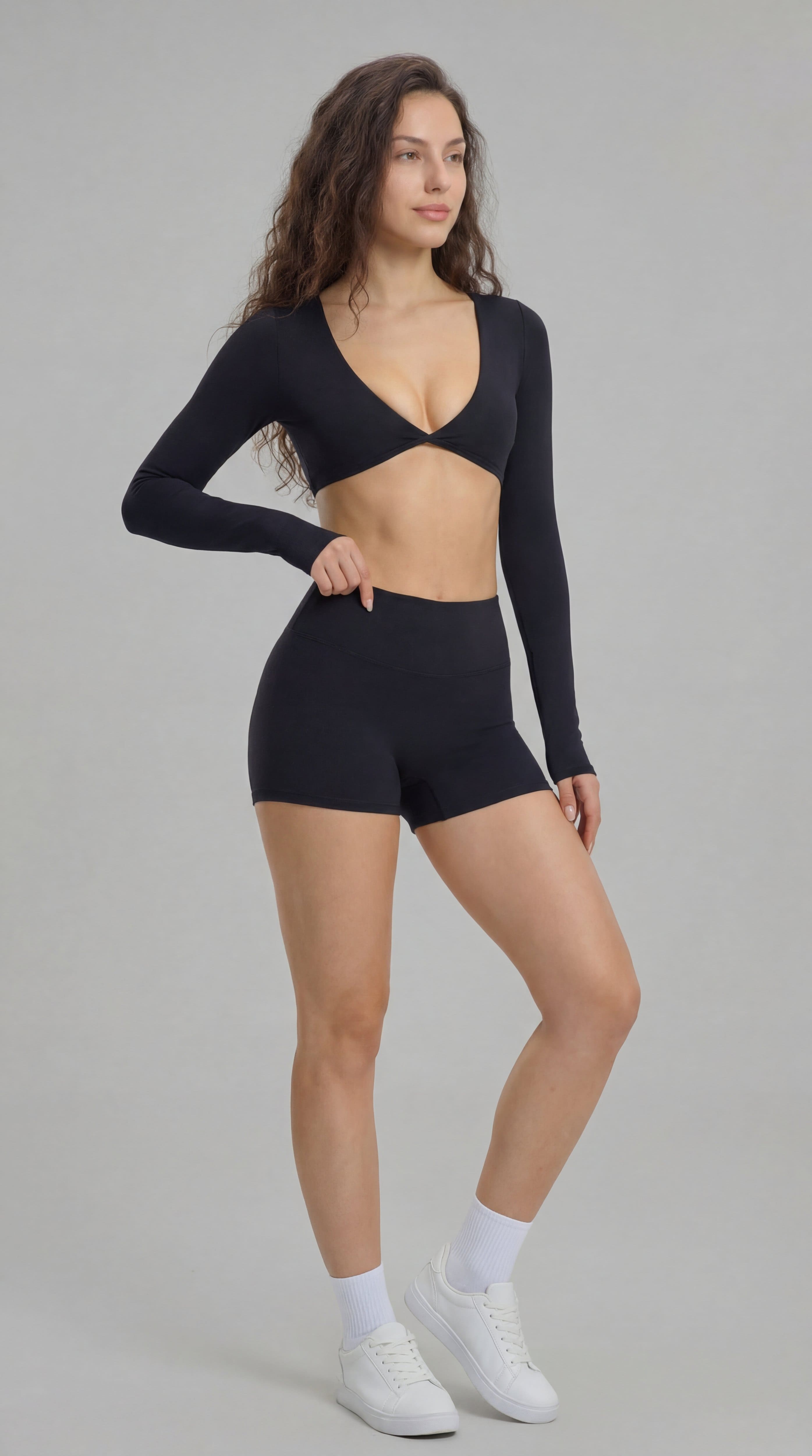 Conjunto Minimal Curve - Top + Short