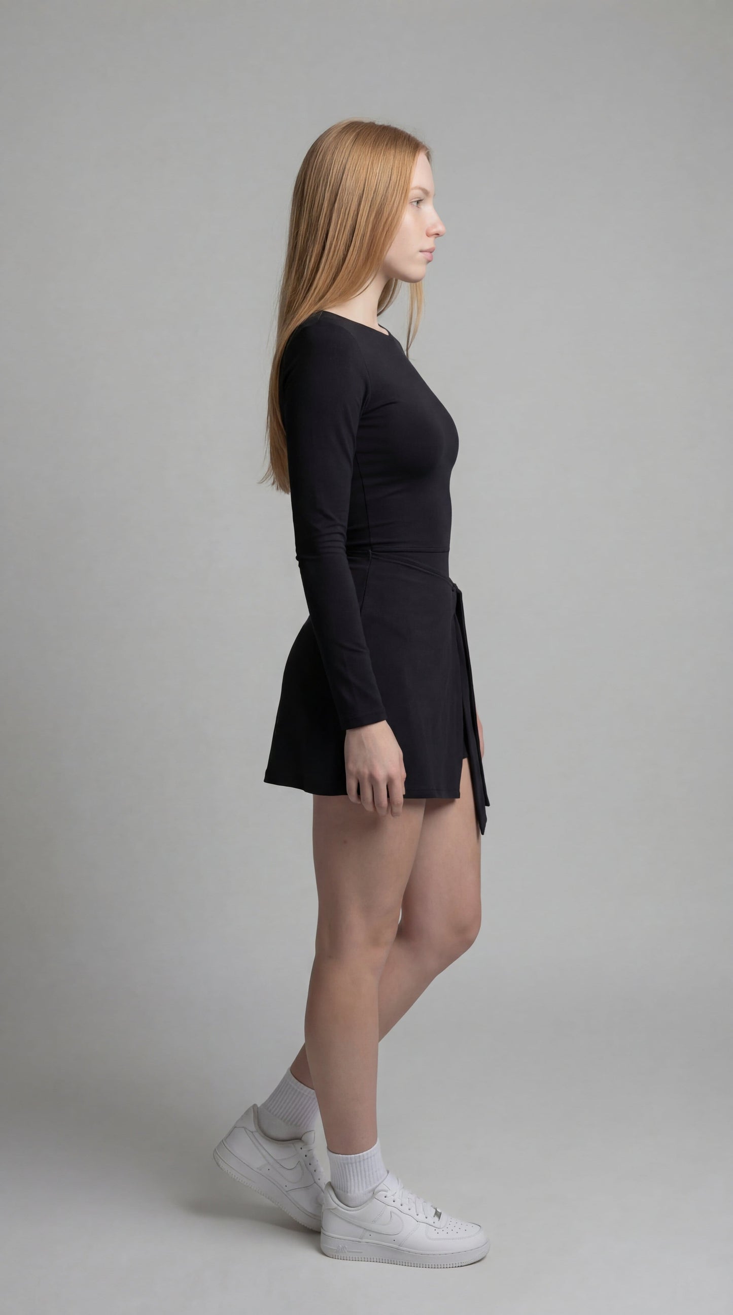 Macaquinho feminino SummerSport - Com Manga Longa Preto