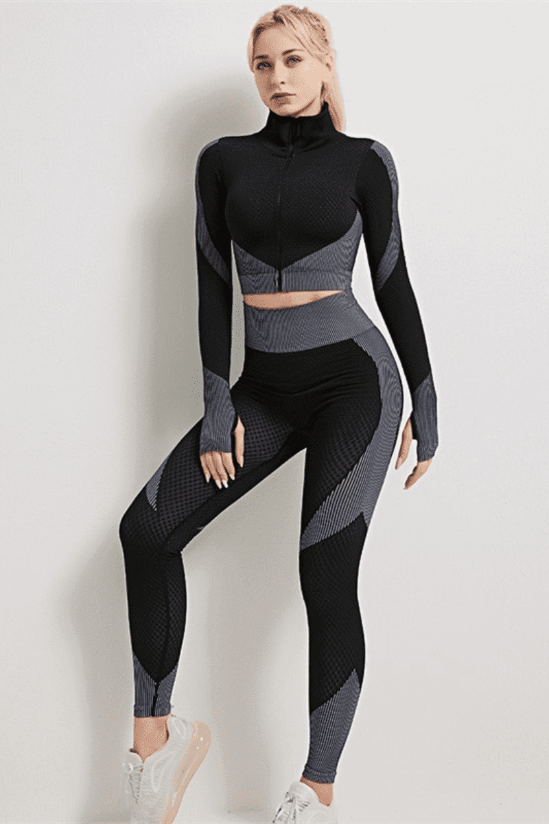 Conjunto feminino para treino Essencial - 03 peças - Vista Euforia 