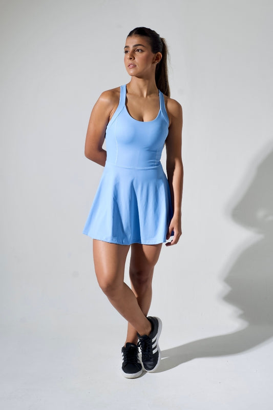 Vestido macaquinho feminino VitalFlow - com shortinho