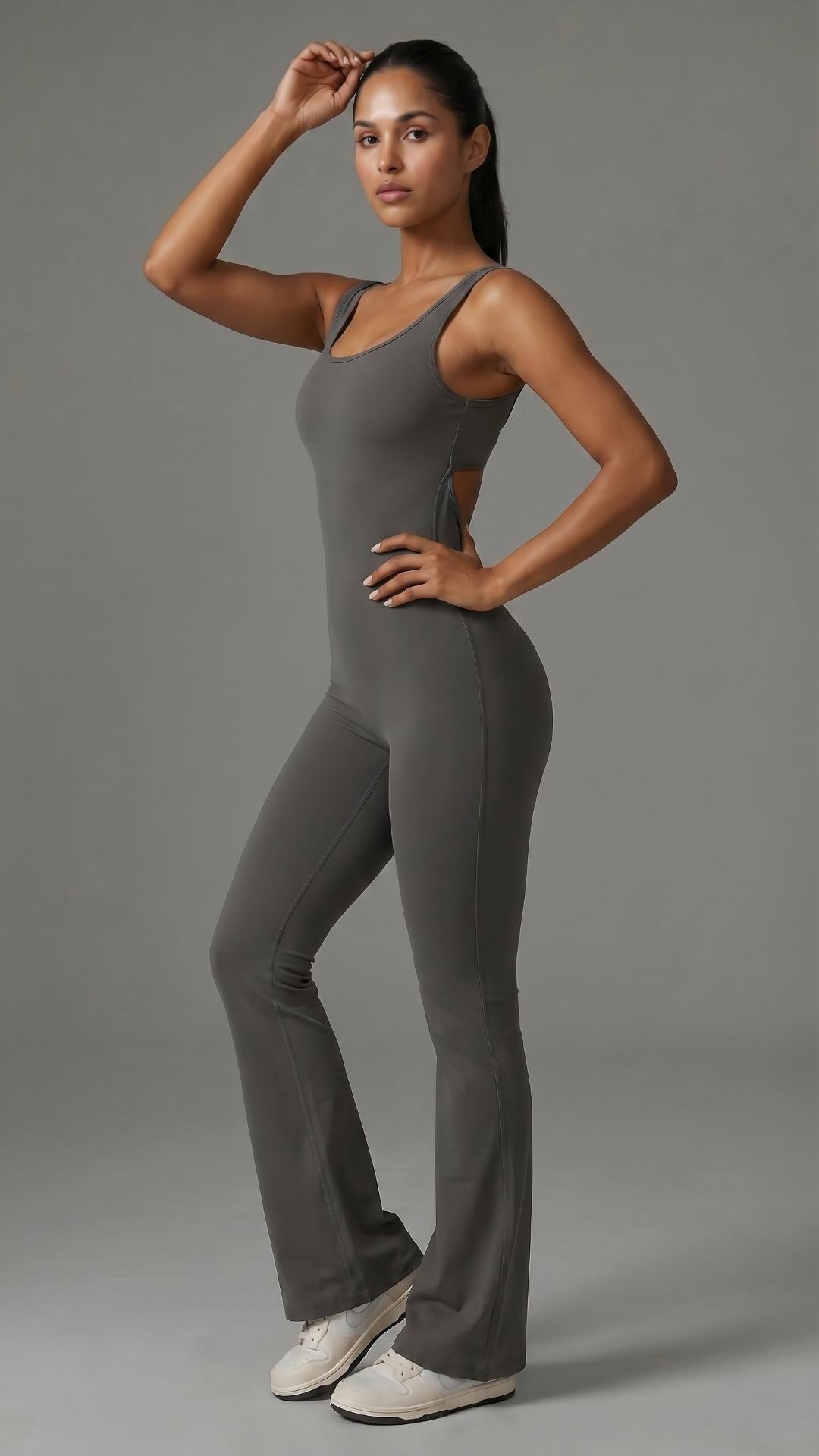Macacão feminino GlamourFit - Com bojo