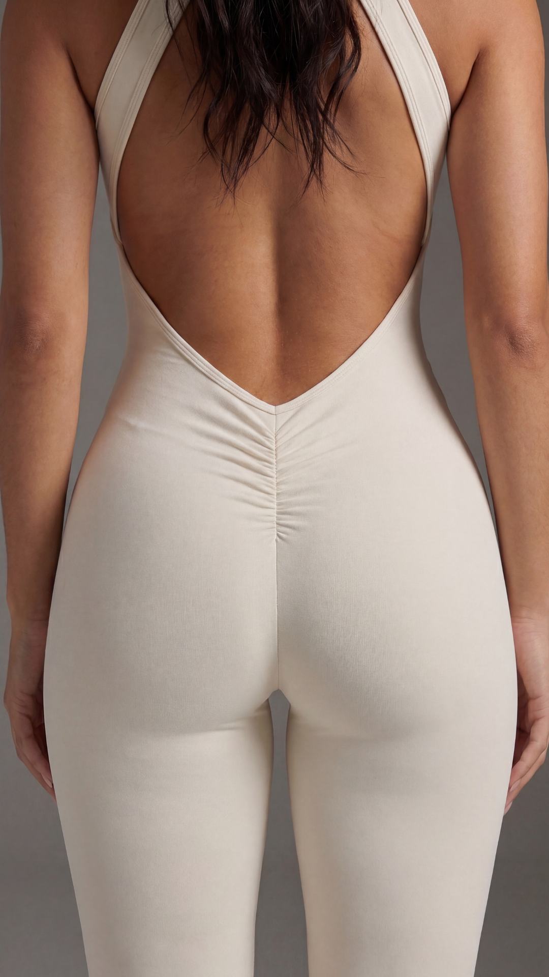 Macacão feminino PowerFlex - Com bojo Off White