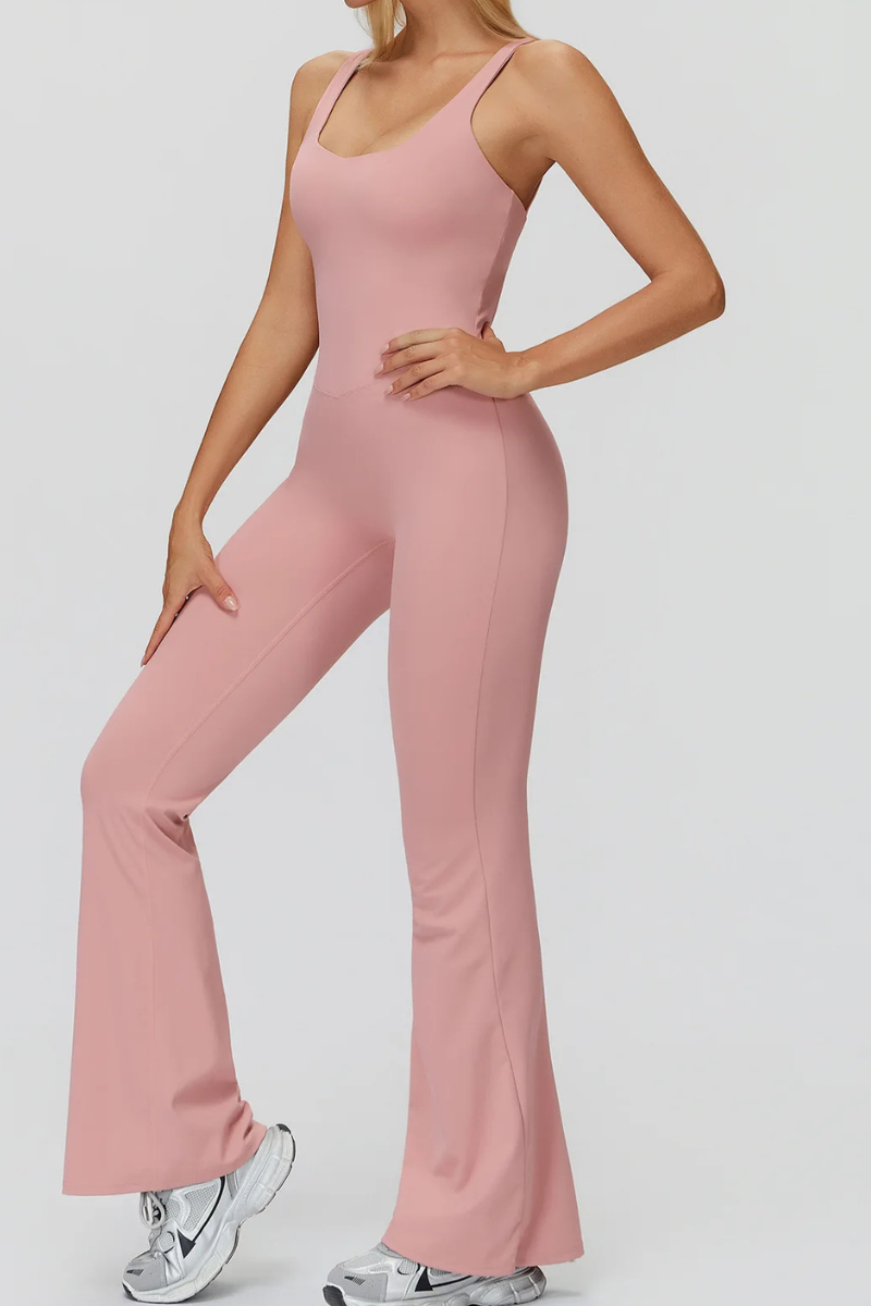 Macacão feminino ElyssiaFit Flare - Com Bojo