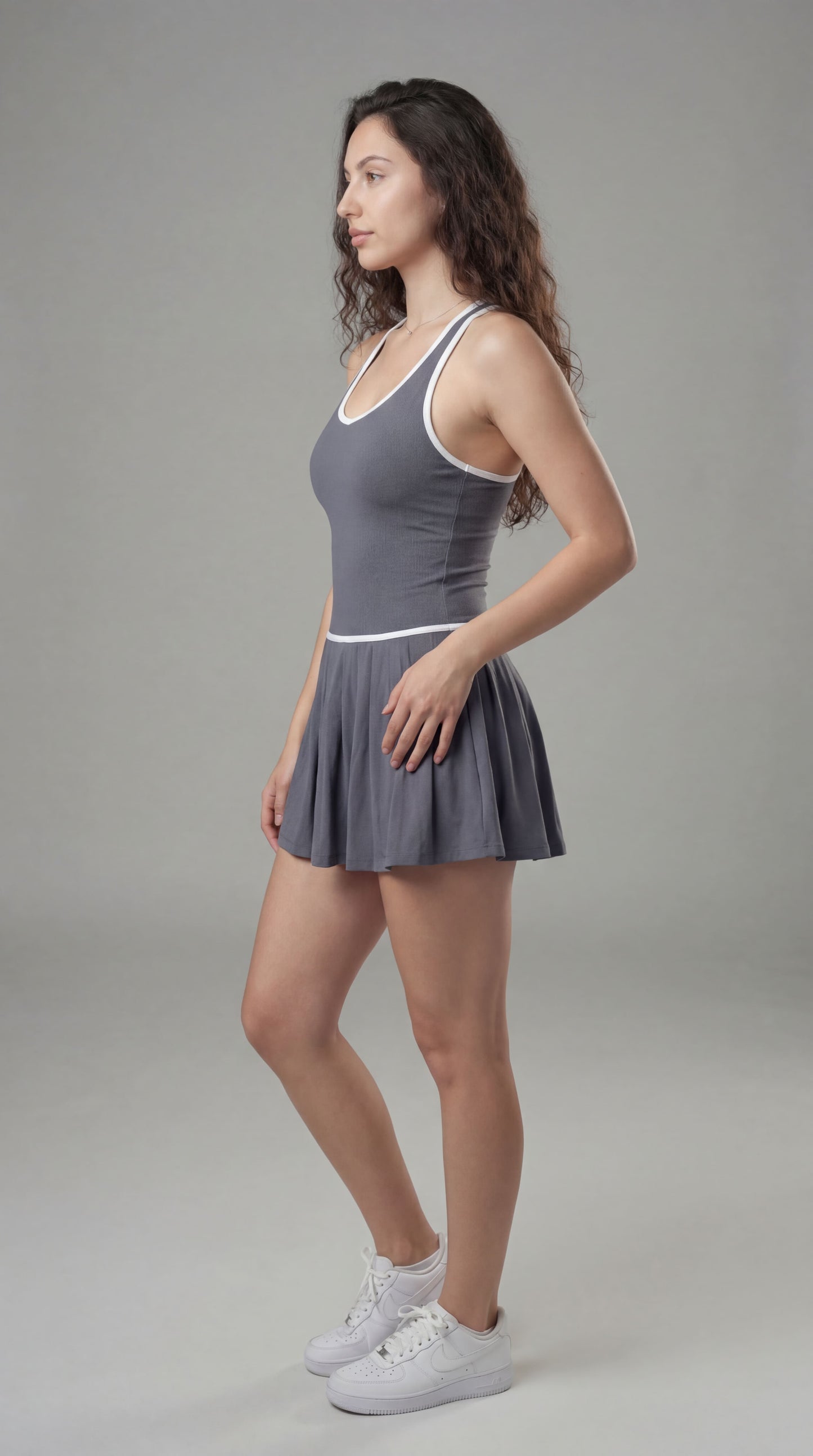 Vestido macaquinho feminino Moviara - com shortinho