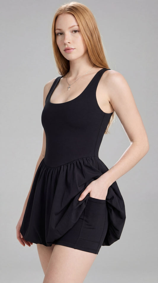 Macaquinho feminino Power Play Balonê - Com Bojo