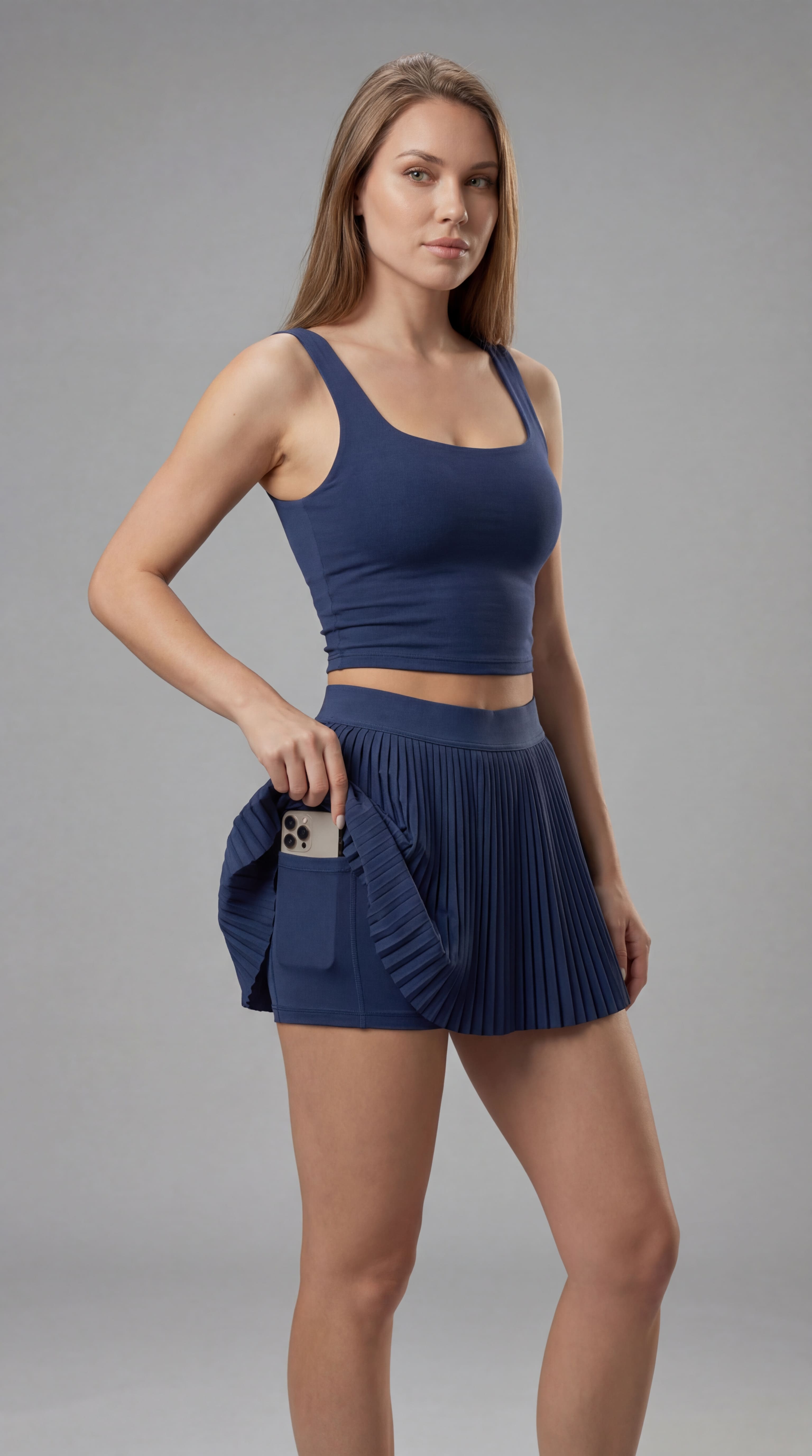 Conjunto SportFlex - Top + Short saia