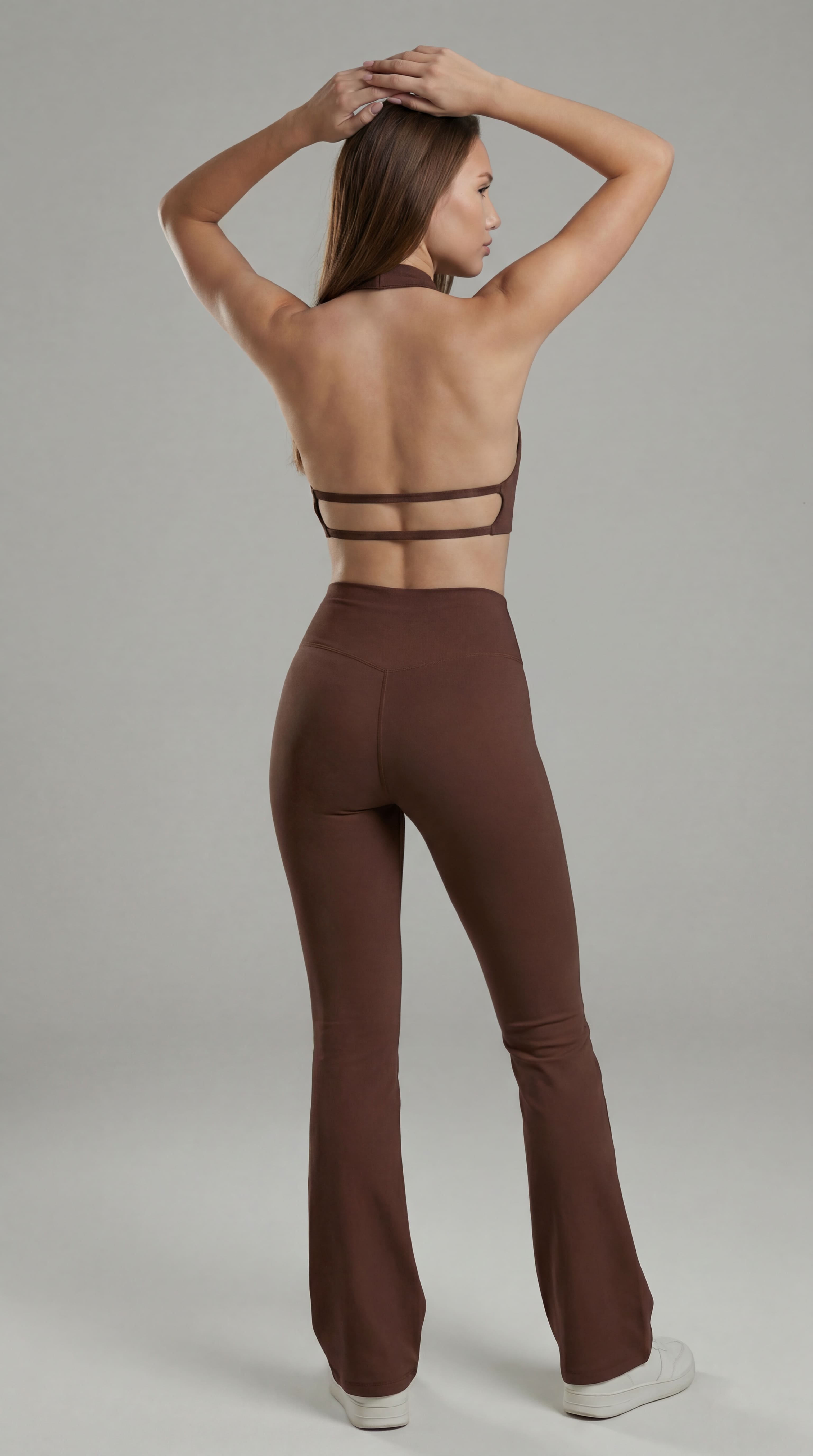 Legging flare feminina - Noir