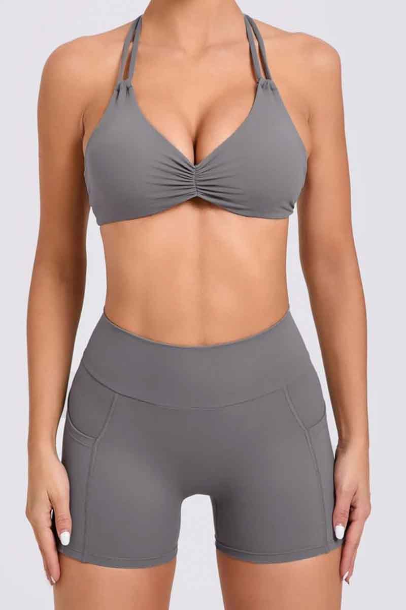 Top feminino V-Back - com bojo