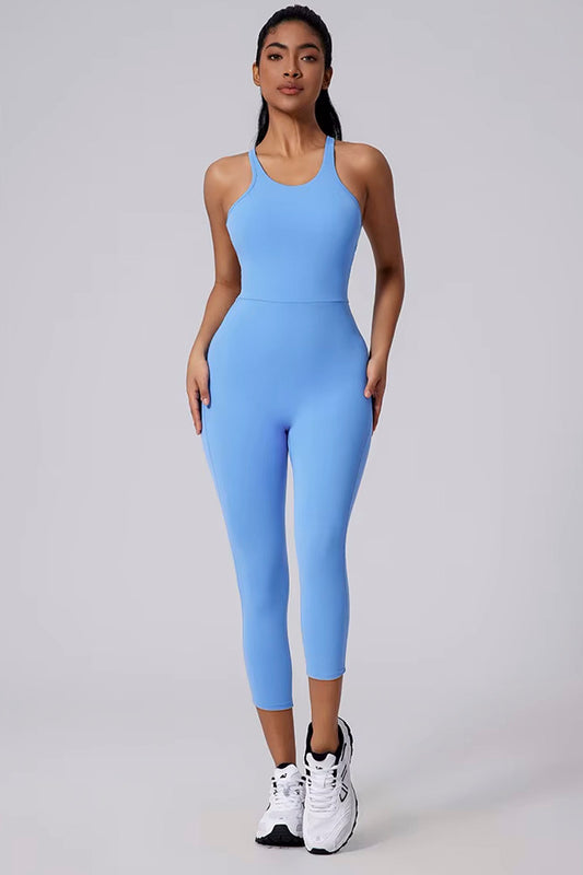 Macacão feminino UltraStretch - Com Bojo Azul Bebê