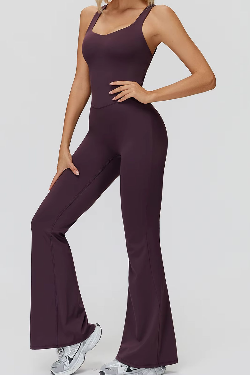 Macacão feminino ElyssiaFit Flare - Com Bojo
