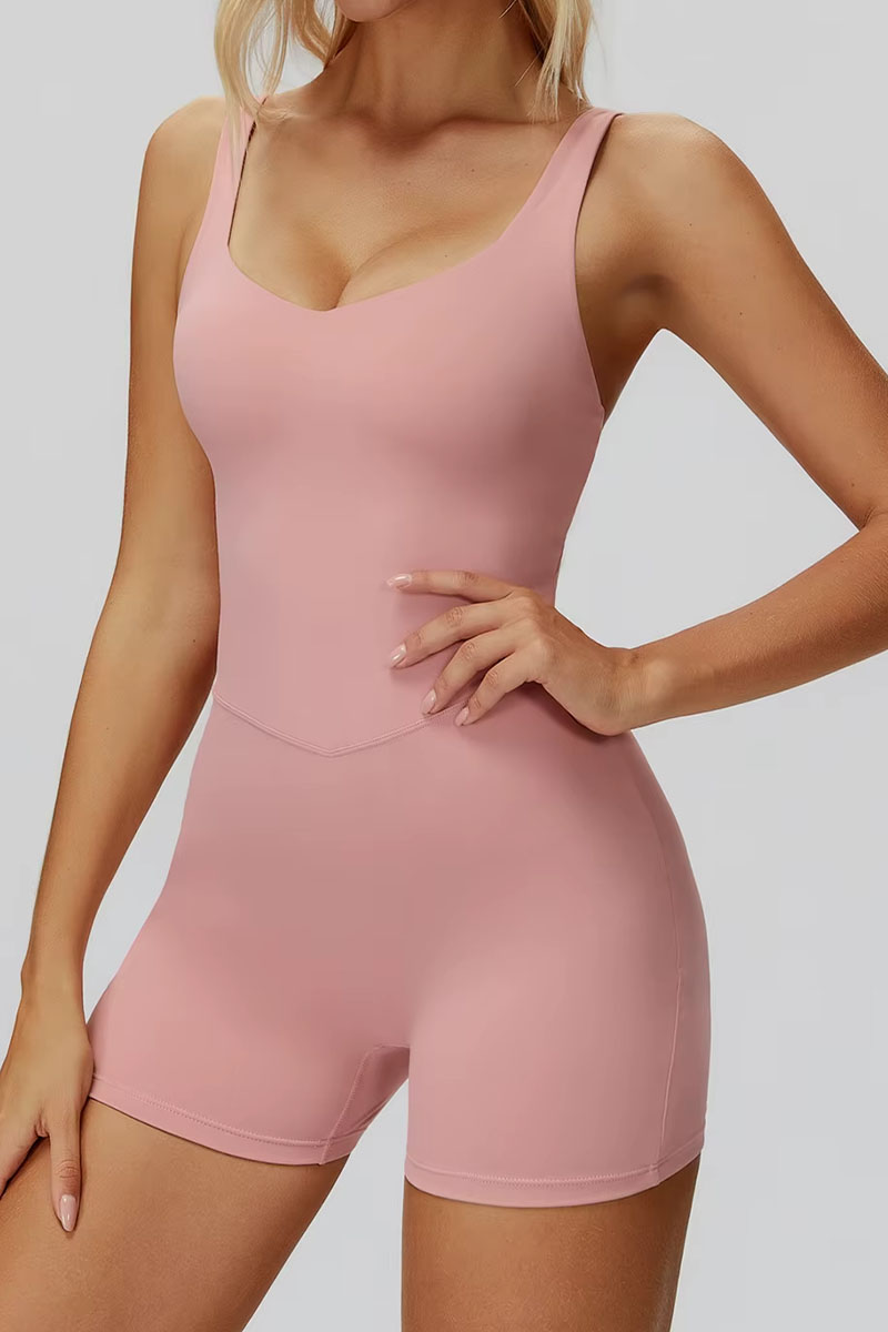 Macaquinho feminino ElyssiaFit- Com Bojo